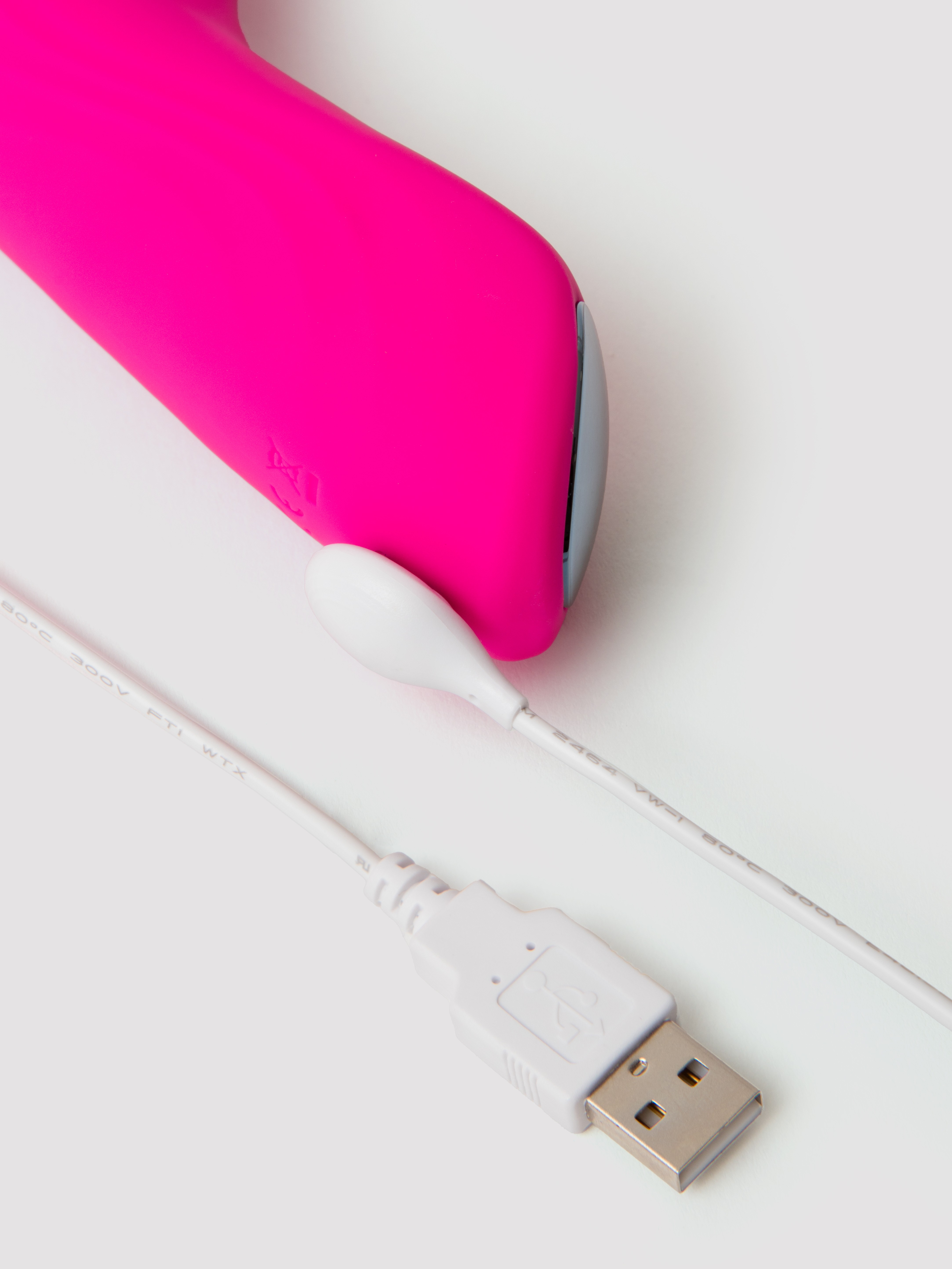 Lovense Velvo App Controlled Rabbit Vibrator with Rotating Beads, Pink, hi-res