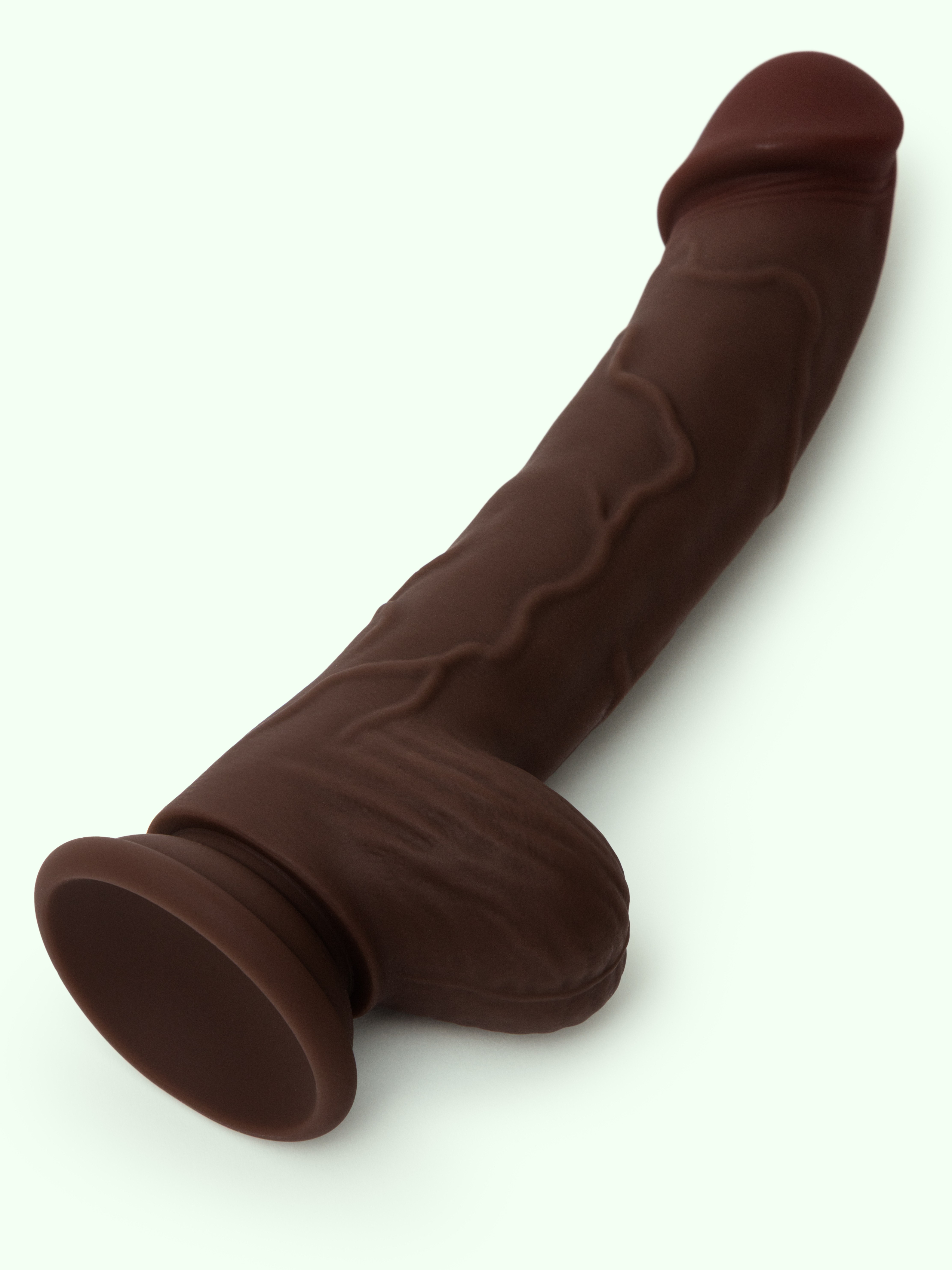 Lovehoney Lifelike Flesh Brown G-Spot Silicone Dildo 9 Inch, Flesh Brown, hi-res