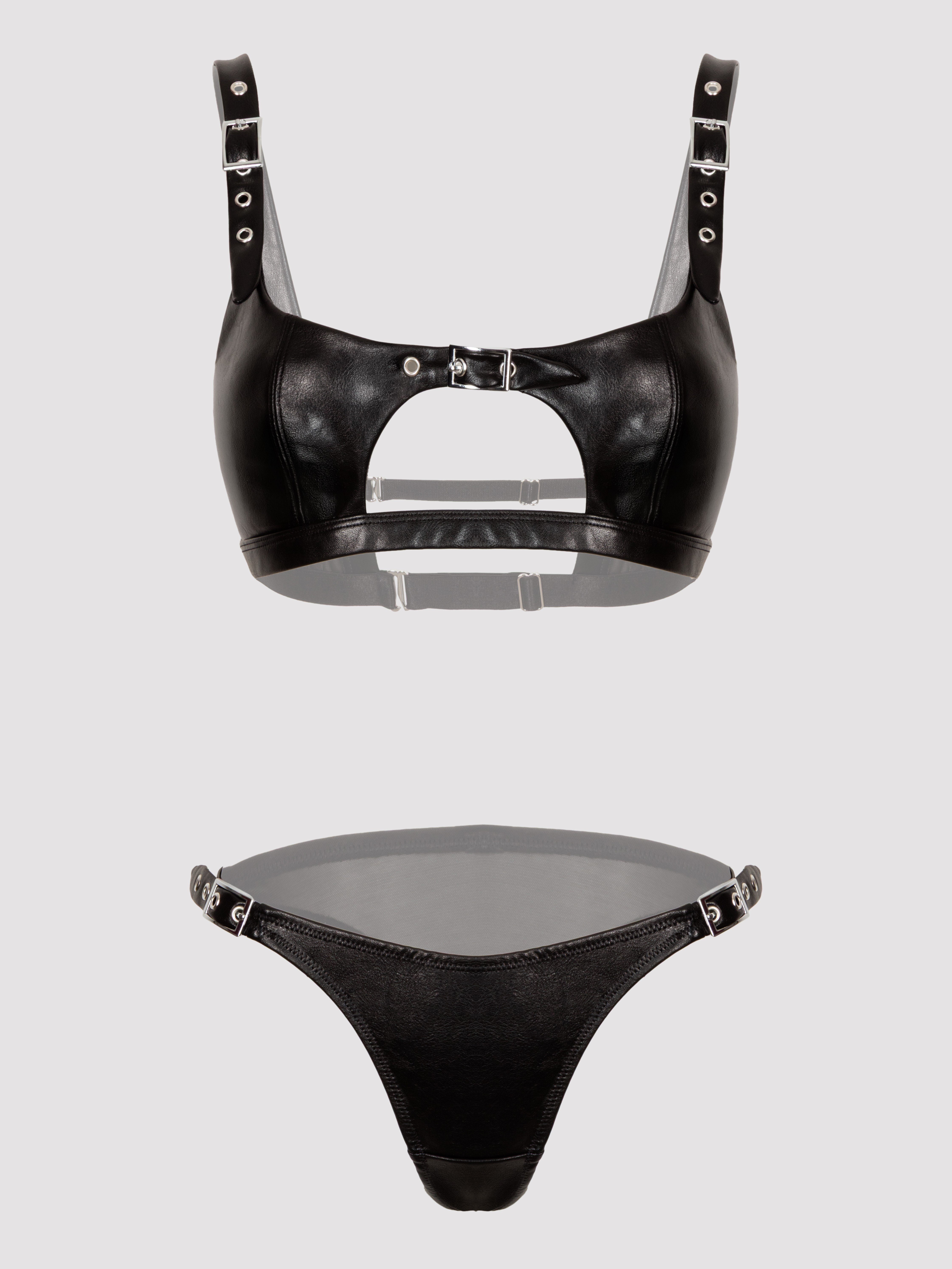 Lovehoney Endless Devotion Bra Set, Black, hi-res