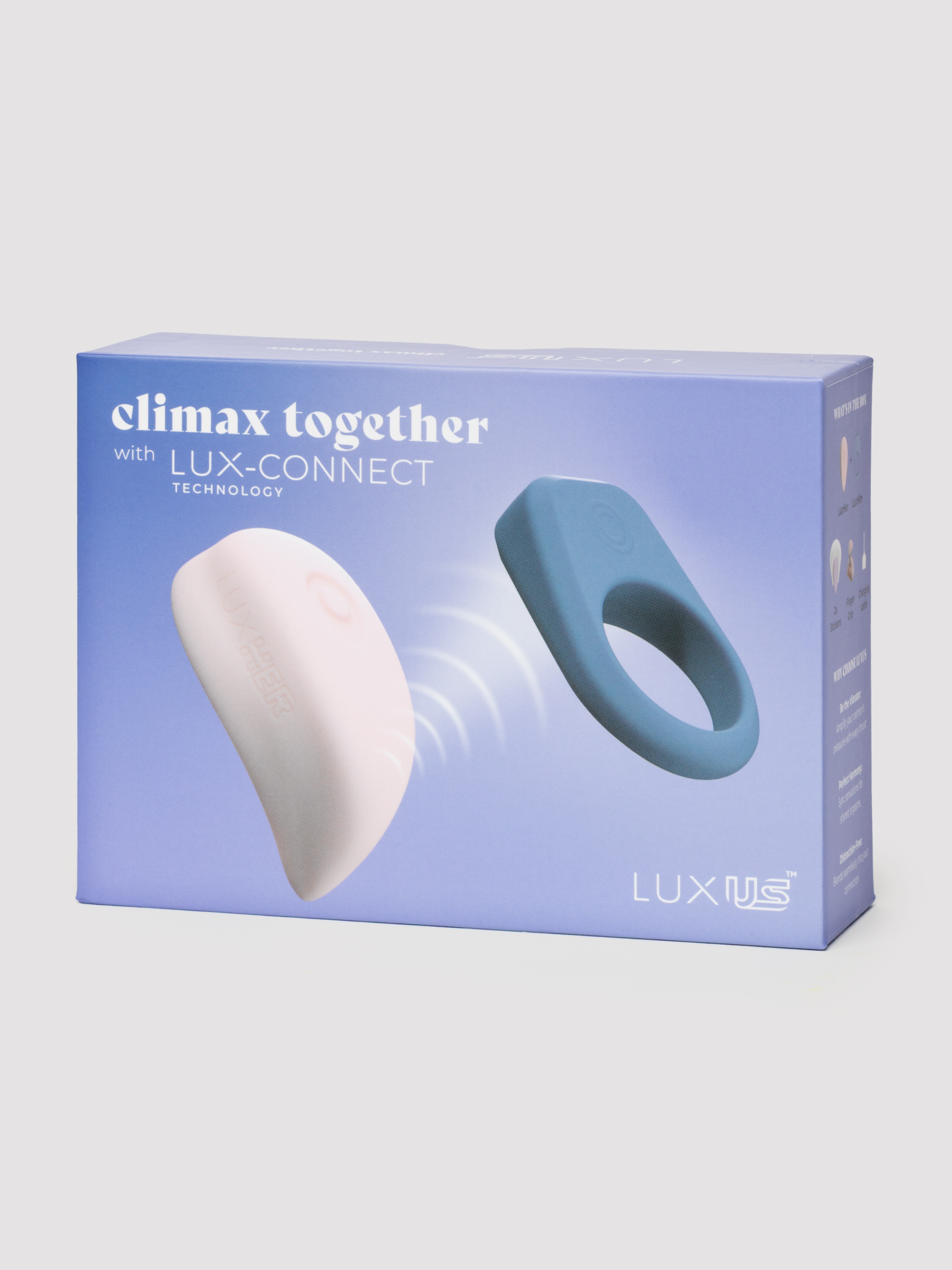 Kiiroo Luxus App Controlled Couples Sync Vibrator and Cock Ring Set, Pink, hi-res