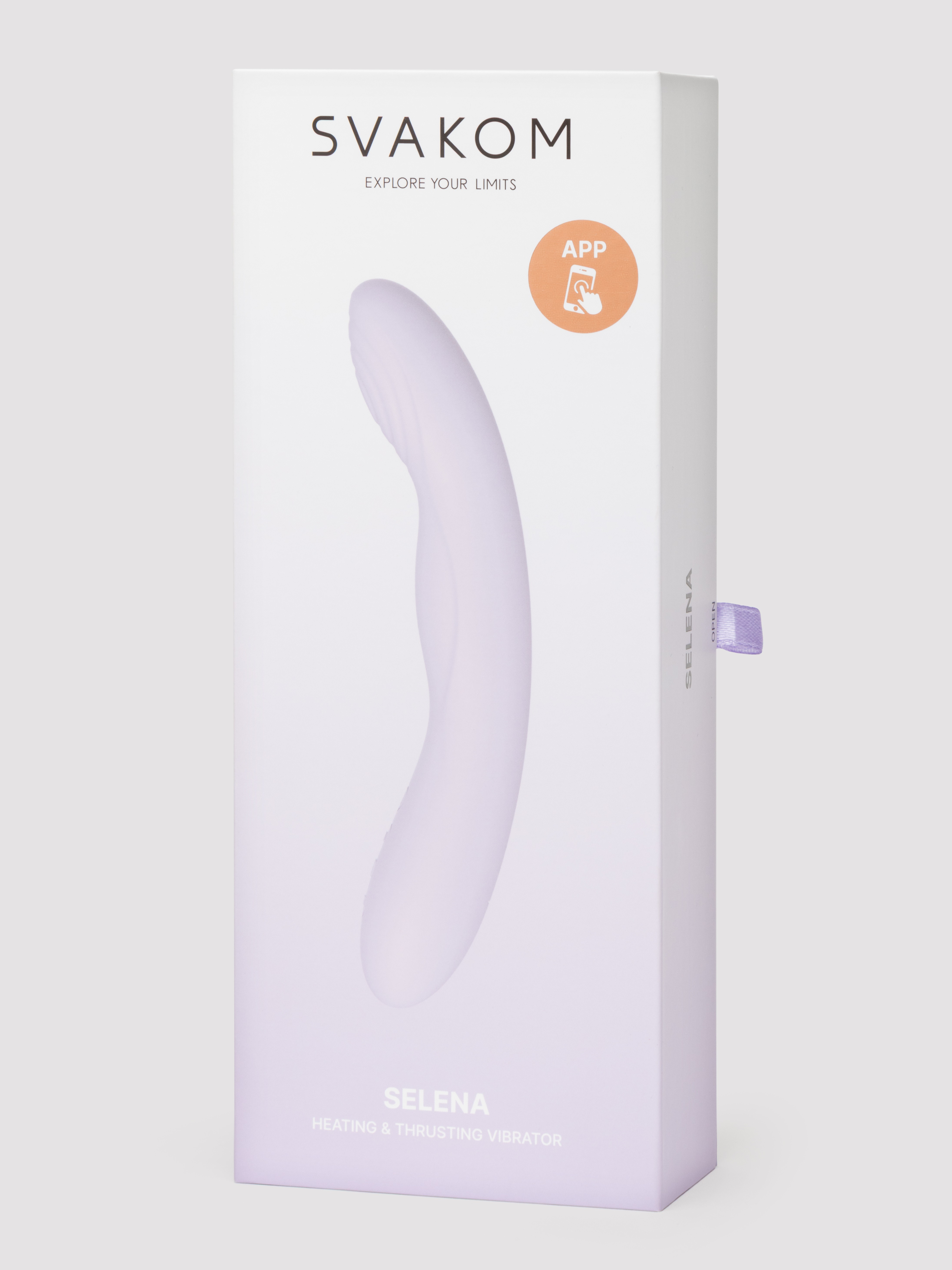 Svakom Selena App Controlled Thrusting and Warming G-Spot Vibrator, Purple, hi-res