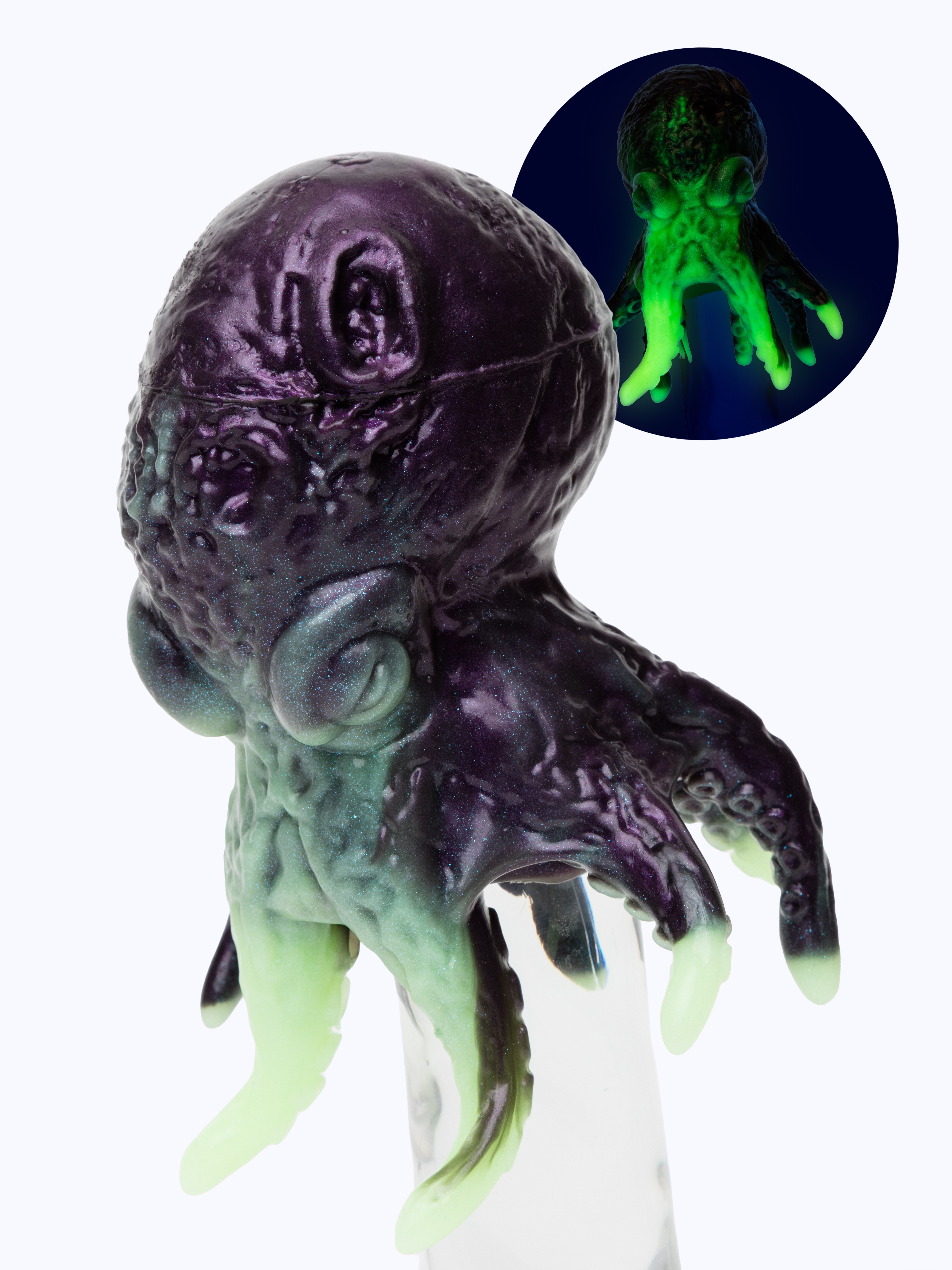 Lovehoney Octopus-Shaped Stroker, Glow, hi-res