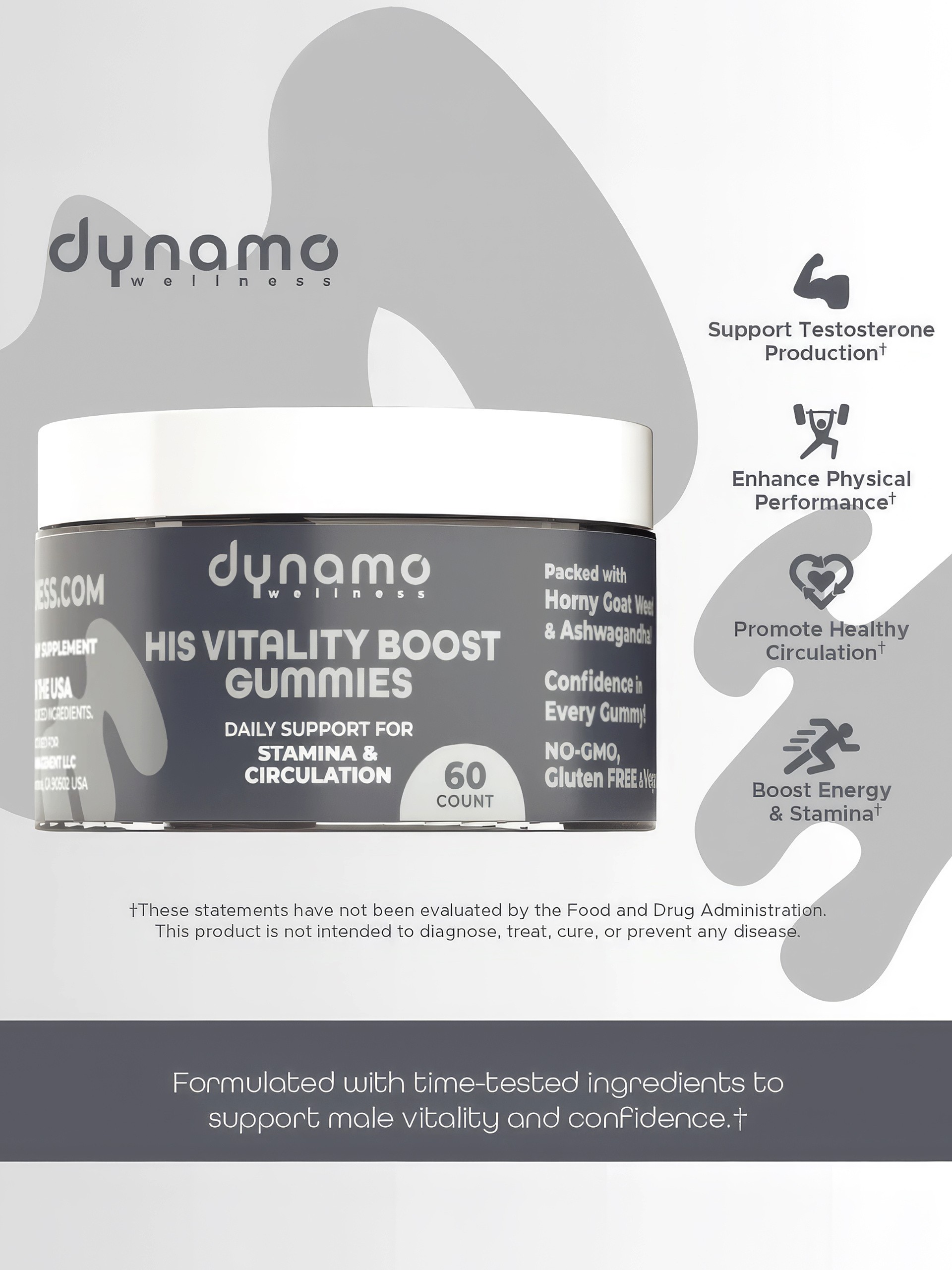 Screaming O Dynamo Wellness His Vitality Boost Gummies, , hi-res