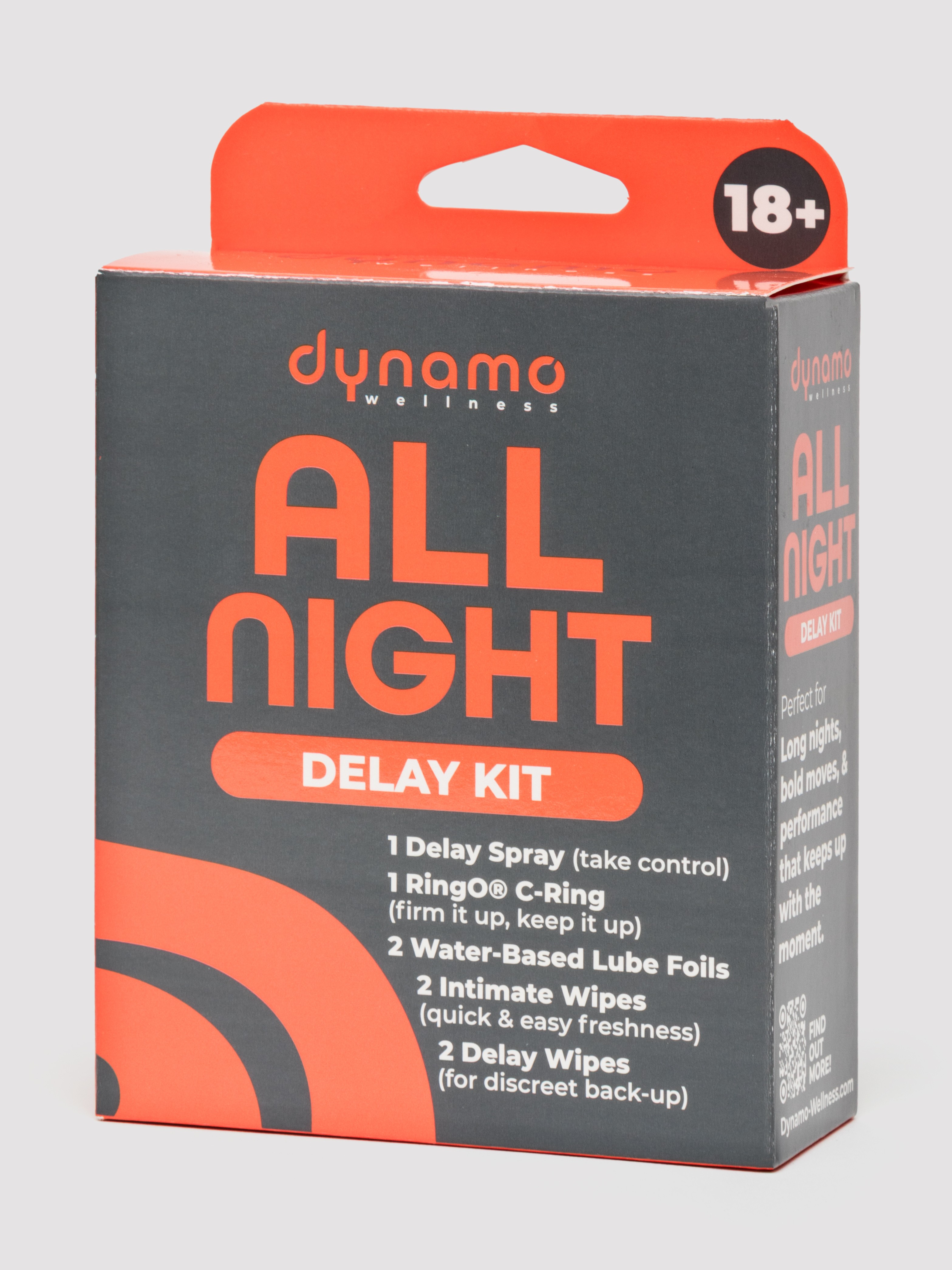 Screaming O Dynamo All Night Delay Kit For Him, Black, hi-res