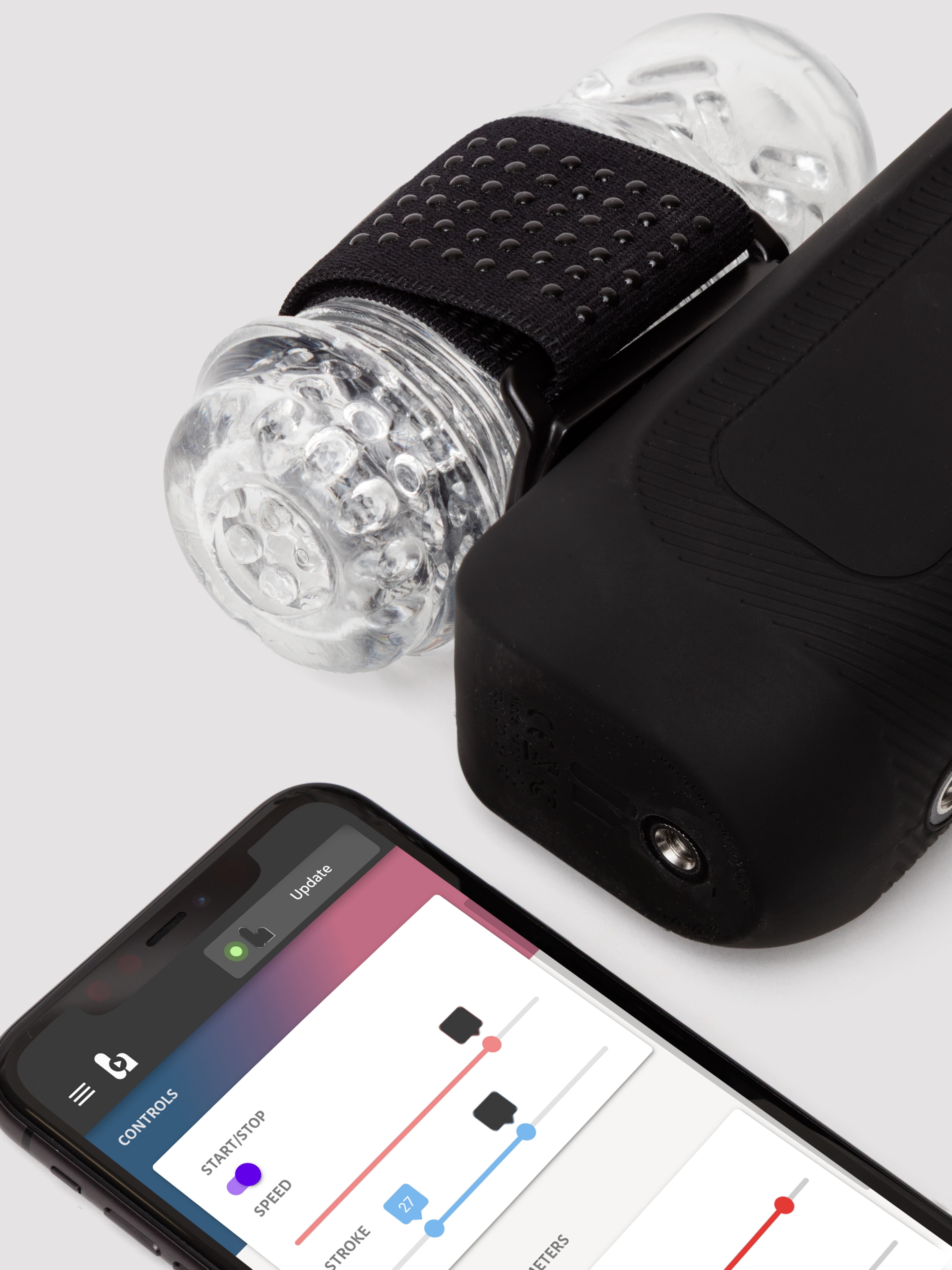 The Handy 2 Virtual Reality Compatible Male Masturbator, Black, hi-res