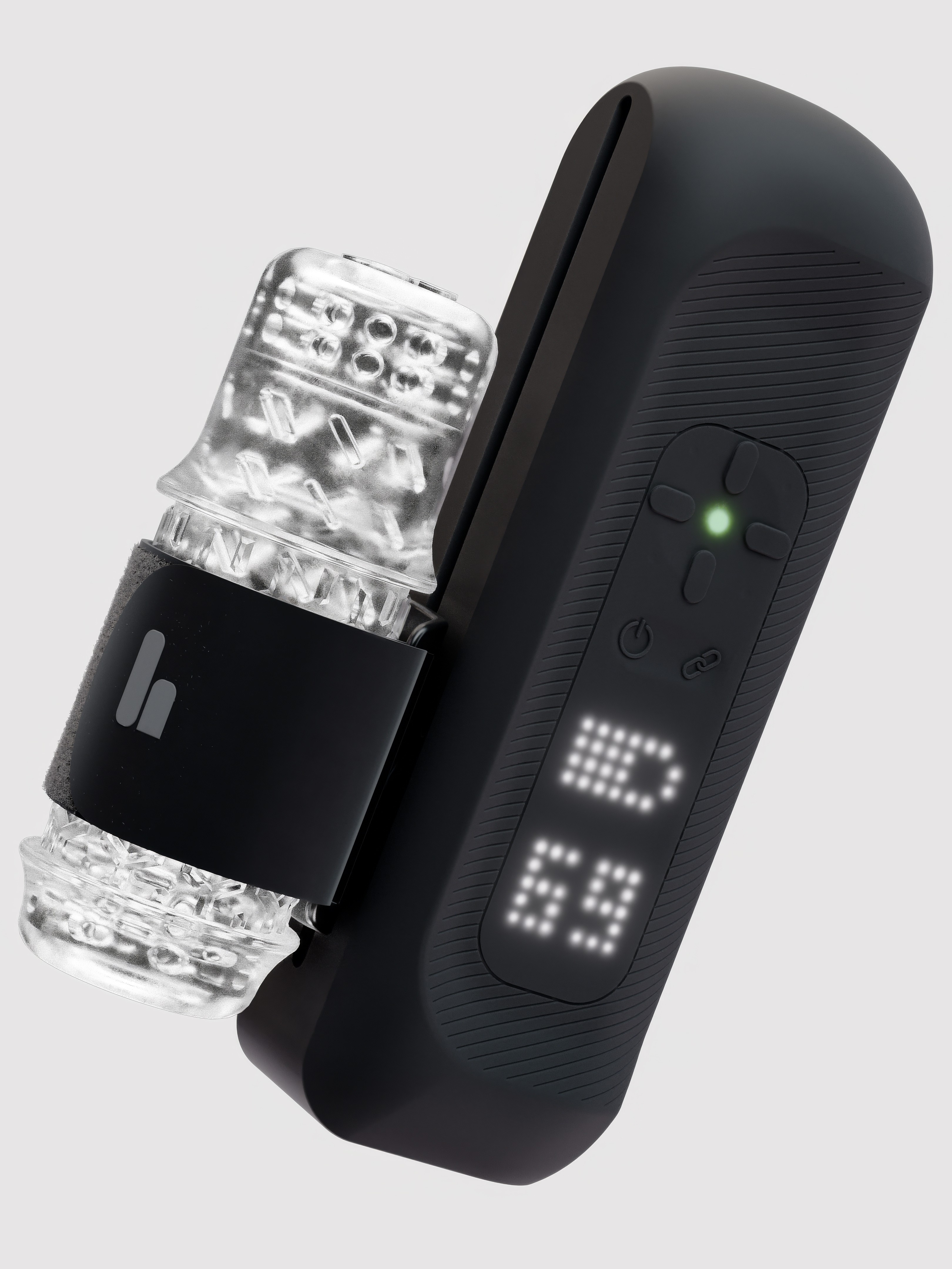 The Handy 2 PRO Smart Tech Virtual Reality Compatible Male Masturbator, Black, hi-res