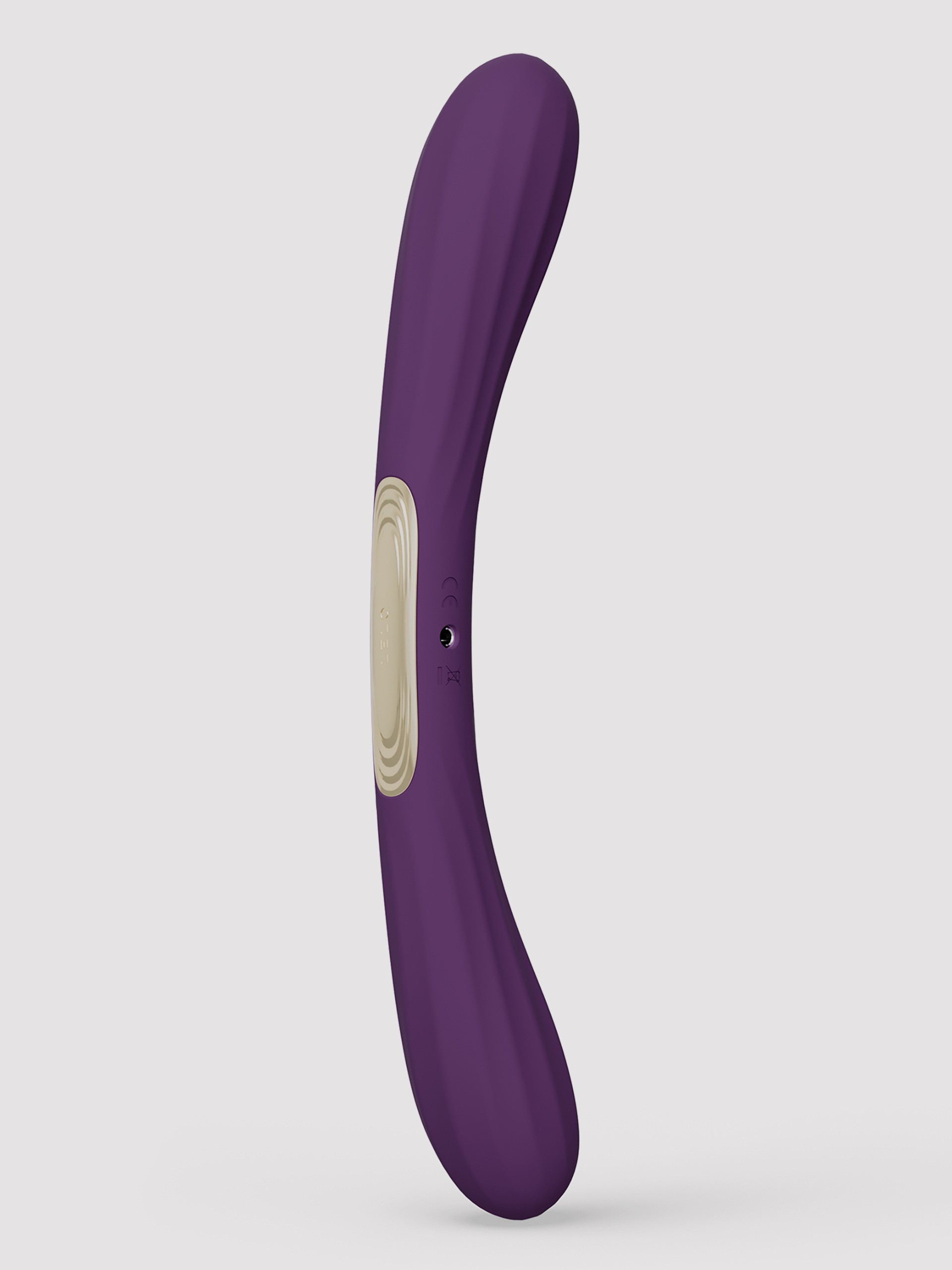 Lelo Boomerang App Controlled Double-Ended G-Spot Vibrator, Purple, hi-res