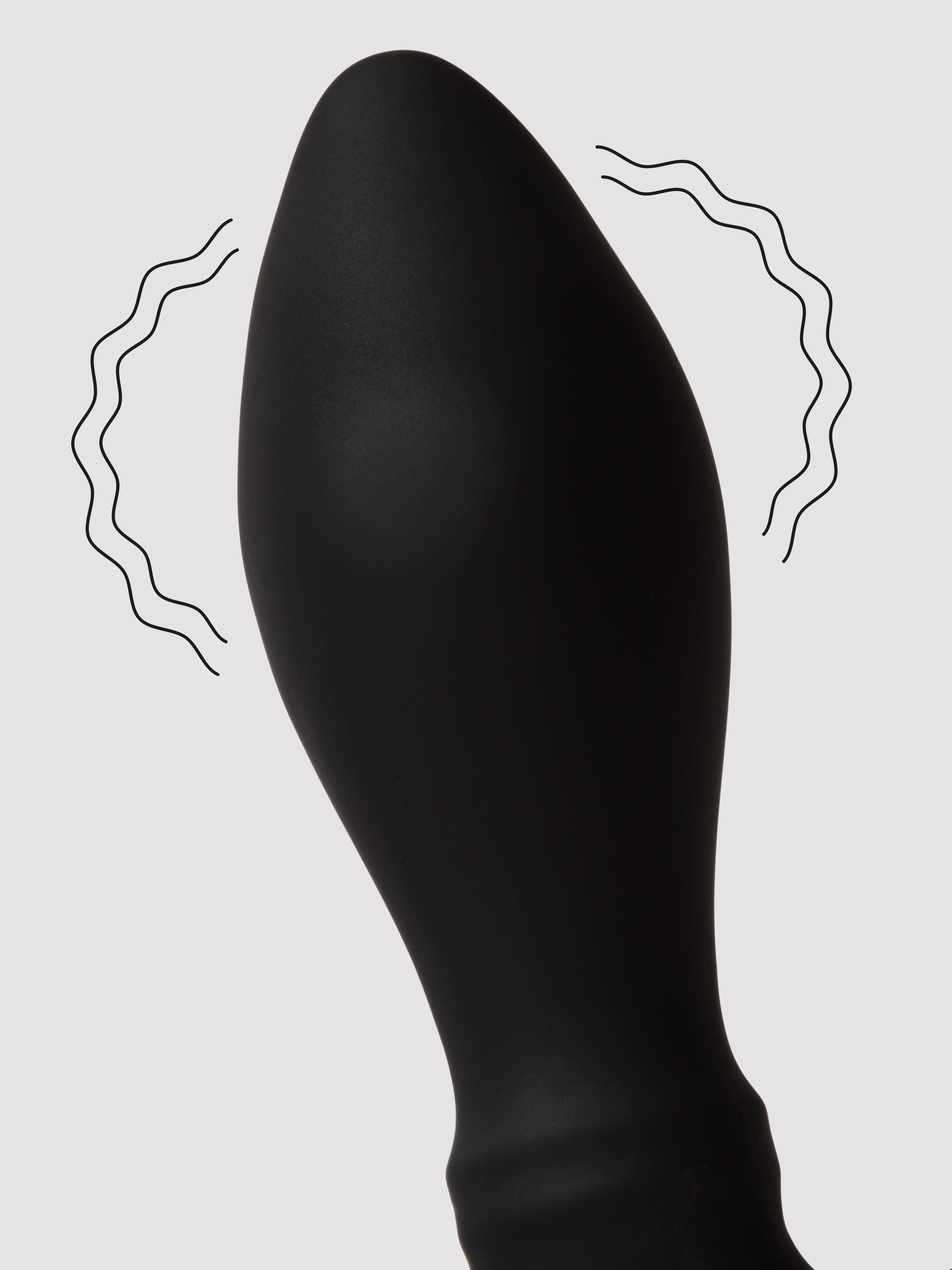The Ass Vibrating Anal Stretcher Butt Plug, Black, hi-res