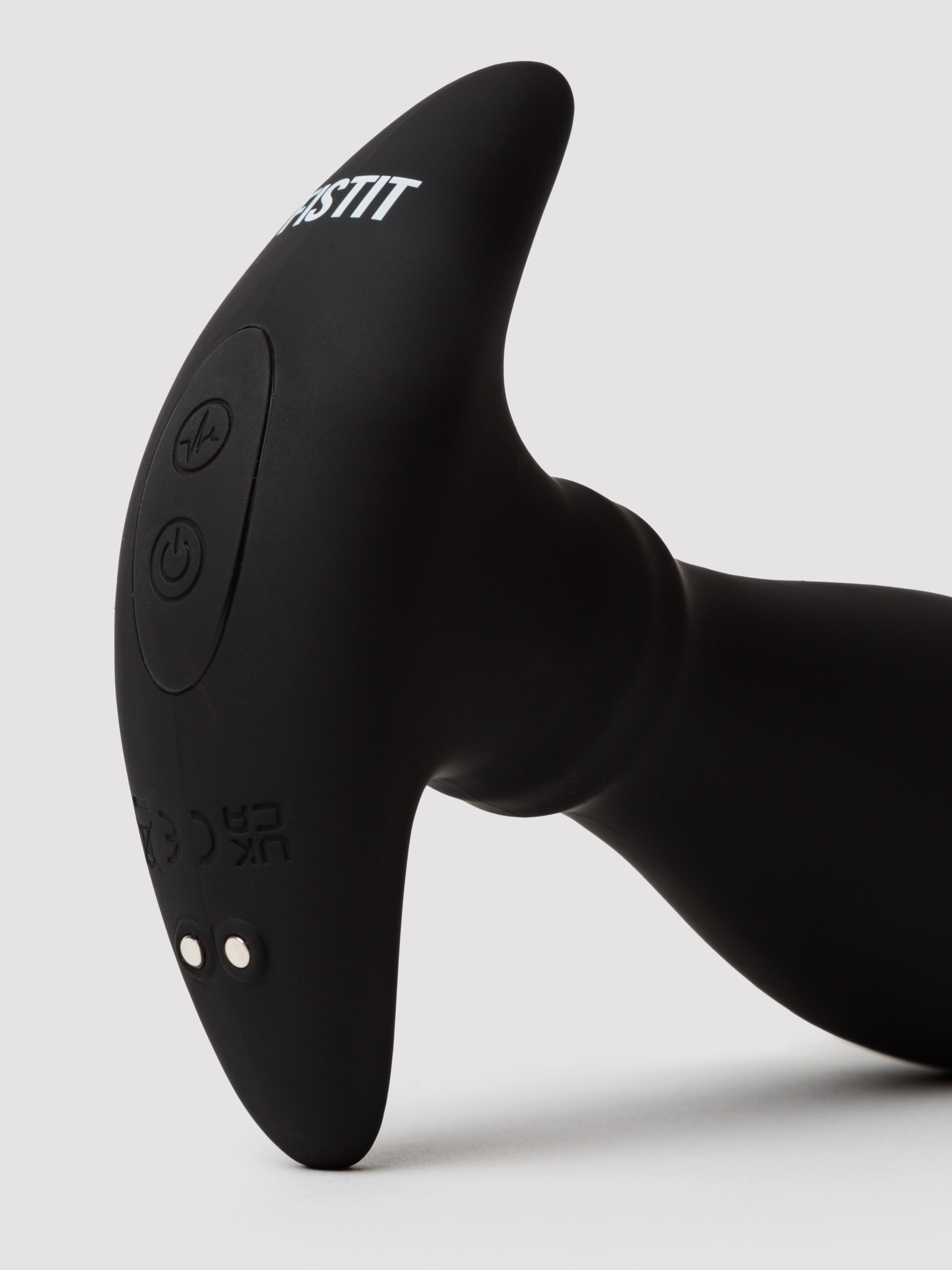 The Ass Vibrating Anal Stretcher Butt Plug, Black, hi-res