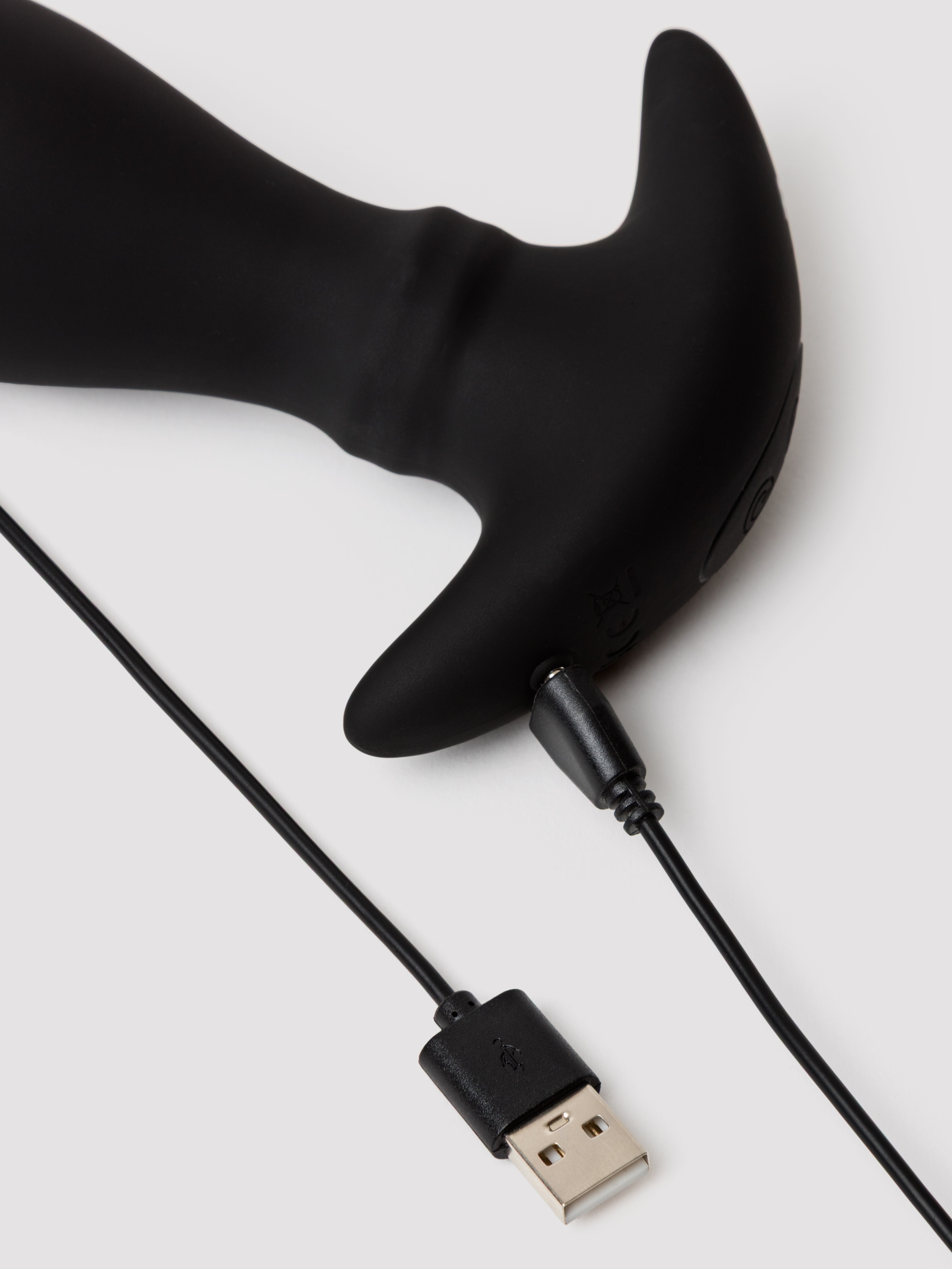 The Ass Vibrating Anal Stretcher Butt Plug, Black, hi-res