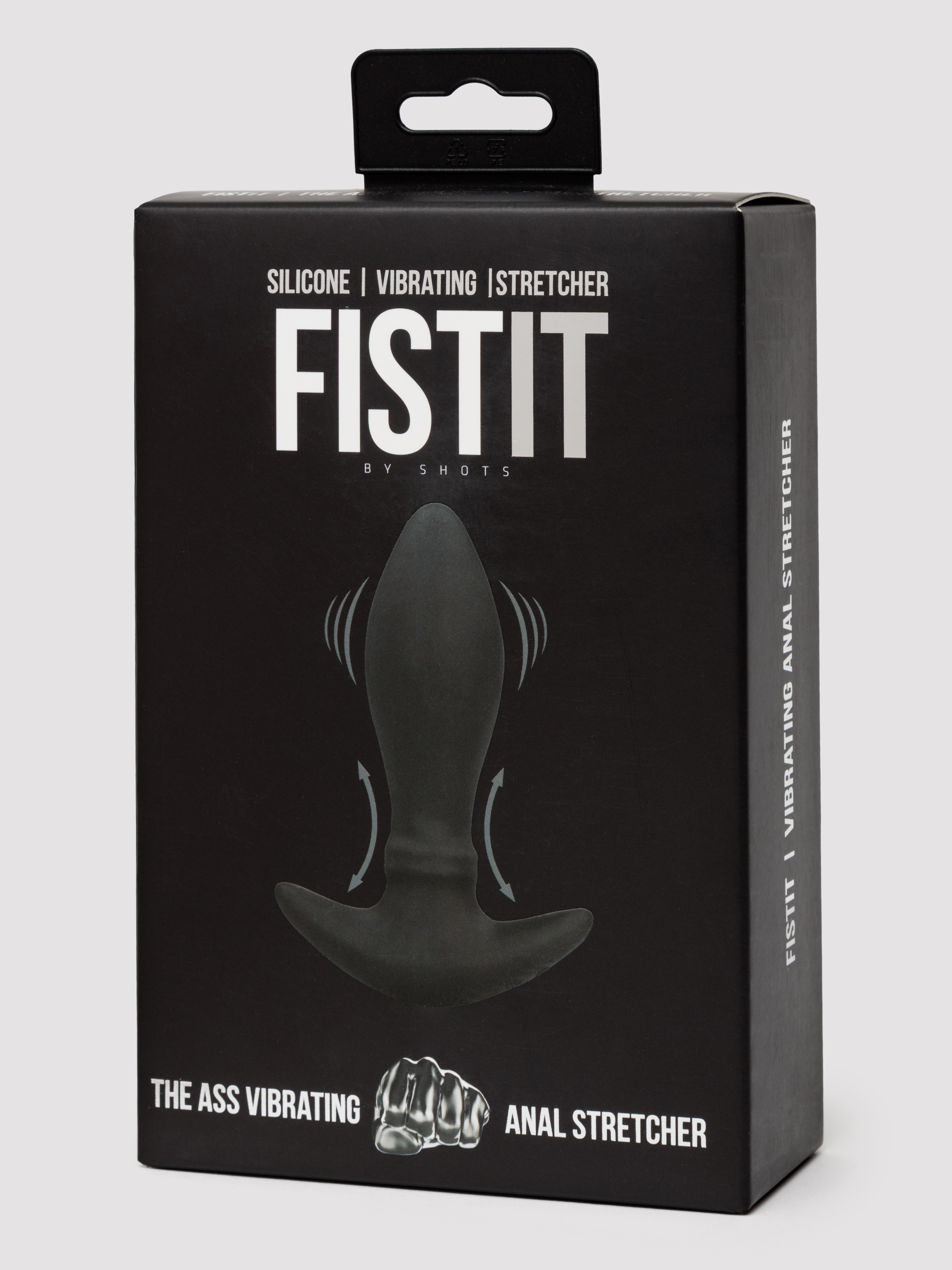 The Ass Vibrating Anal Stretcher Butt Plug, Black, hi-res