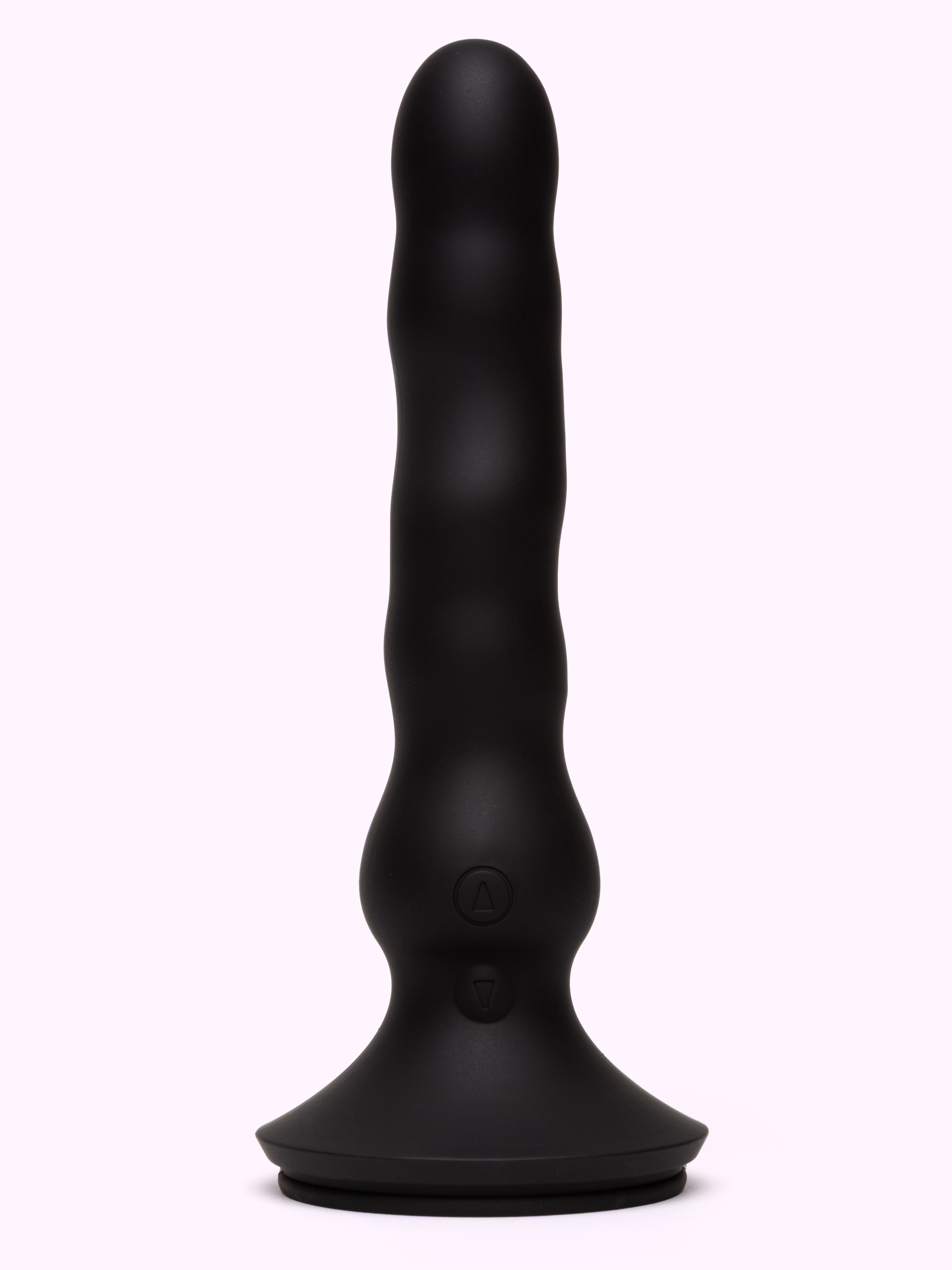 Vibrating Wave Rider Silicone Prostate Massager, Black, hi-res