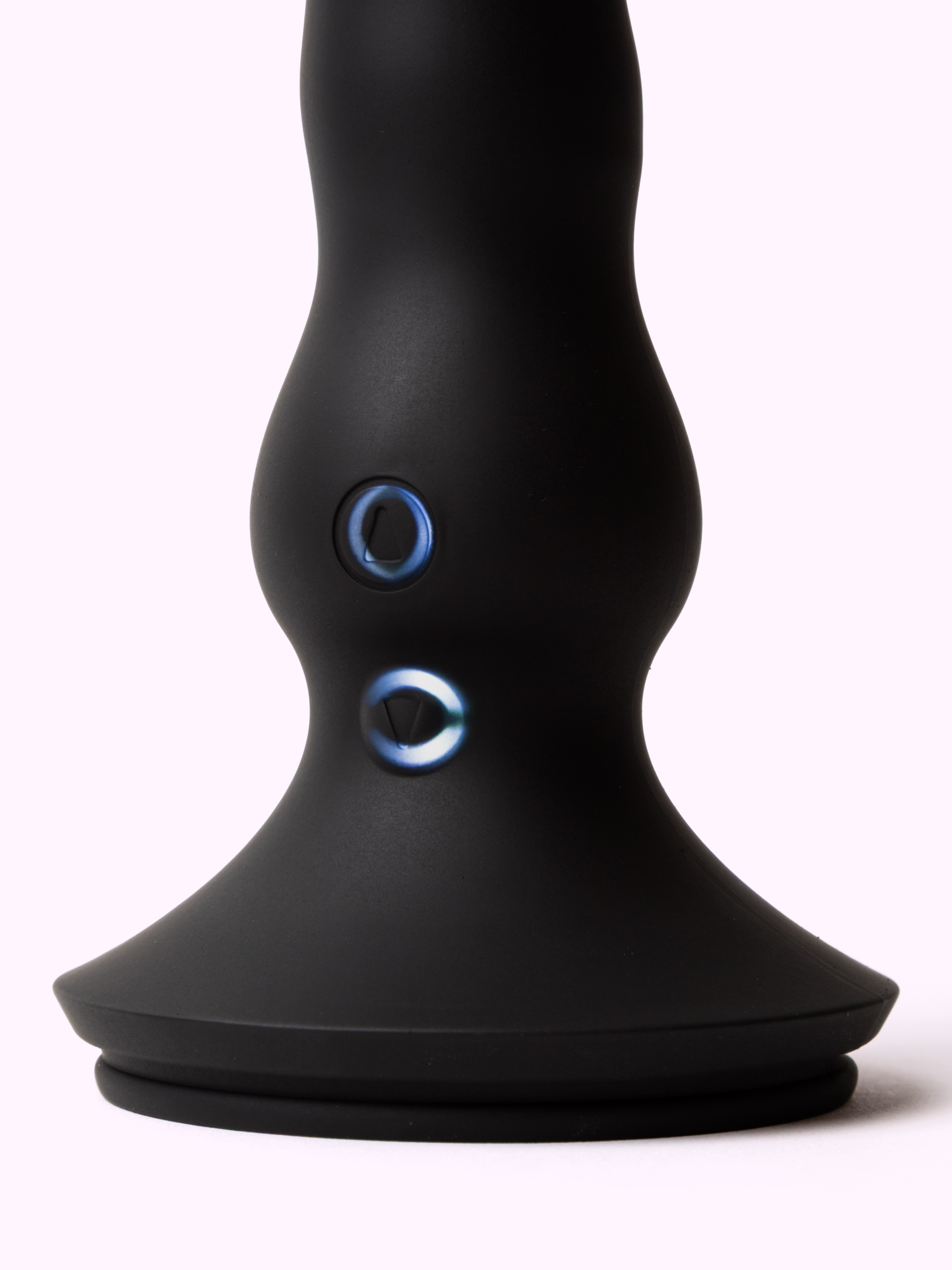 Vibrating Wave Rider Silicone Prostate Massager, Black, hi-res