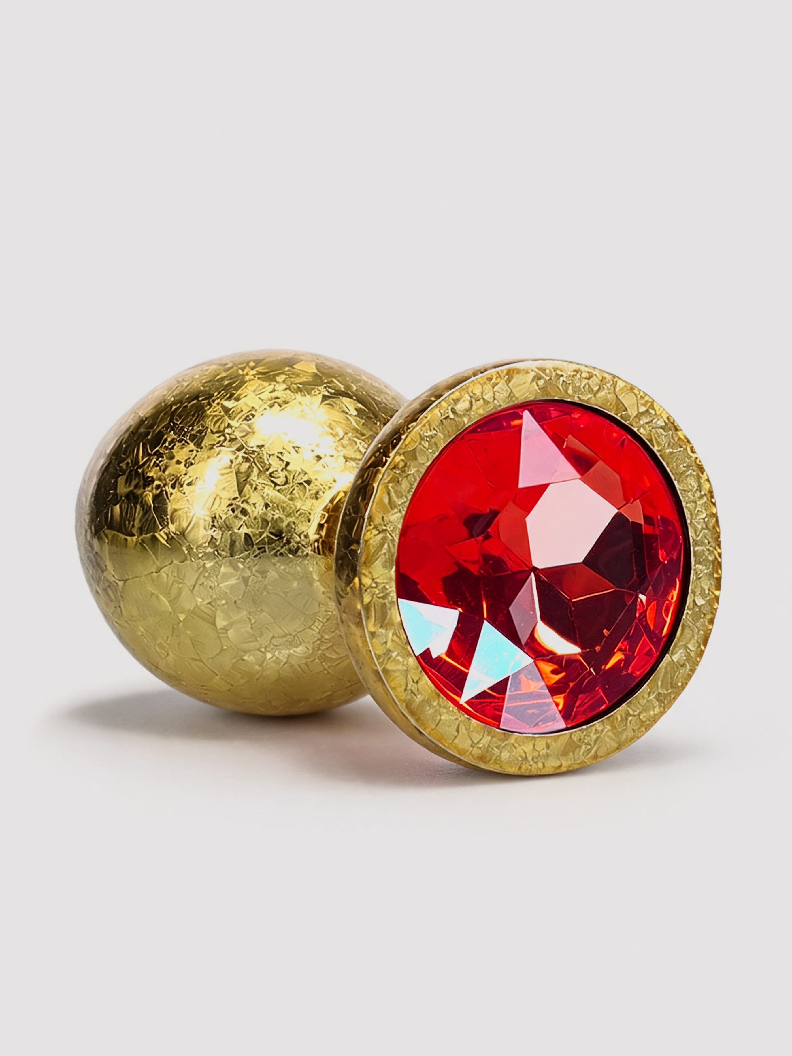 Ouch! Luxury Gold Jewelled Butt Plug Set (3 Piece), Gold, hi-res