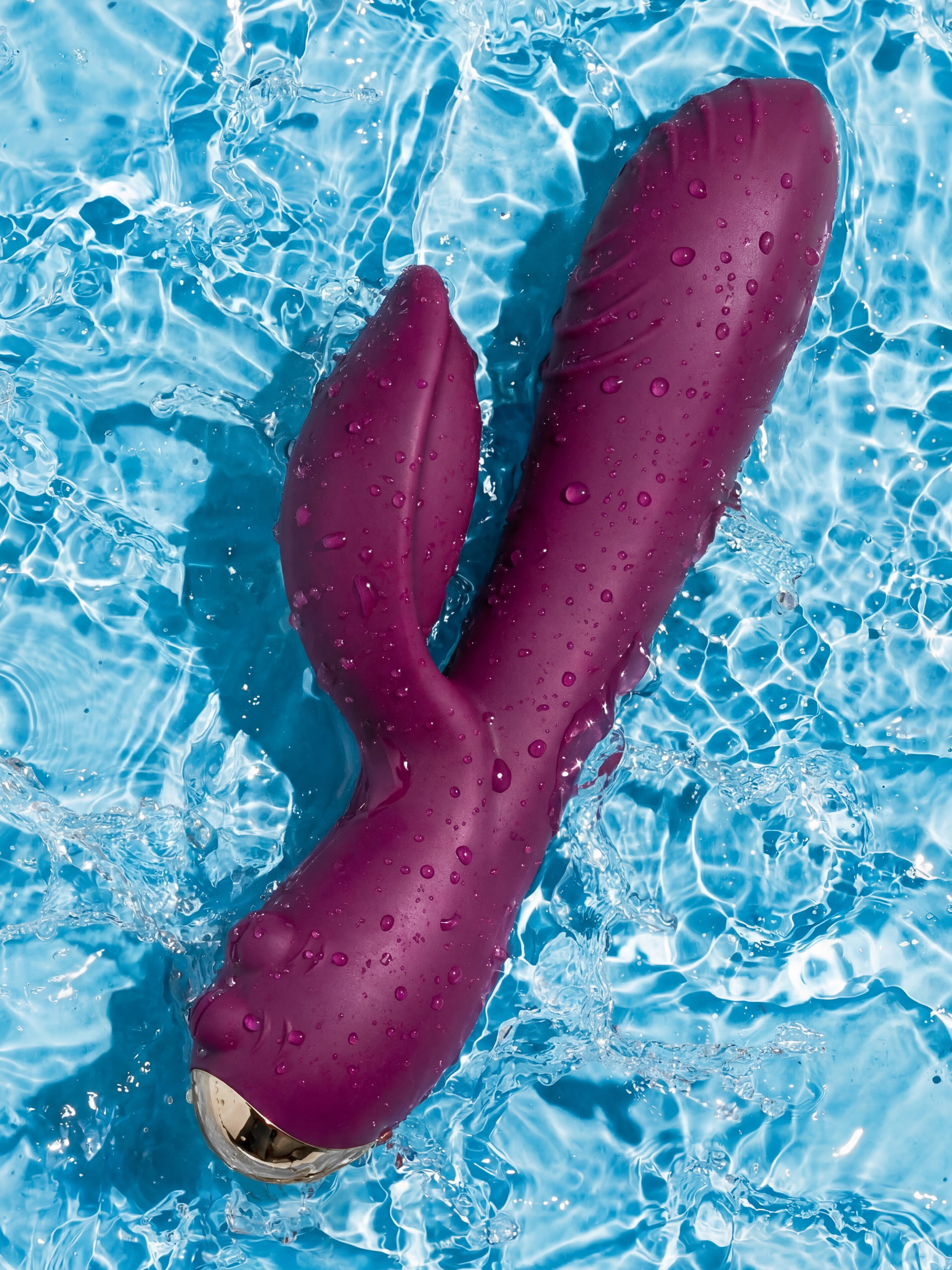 Rocks Off Spirit Extra Powerful Rechargeable Rabbit Vibrator, Purple, hi-res