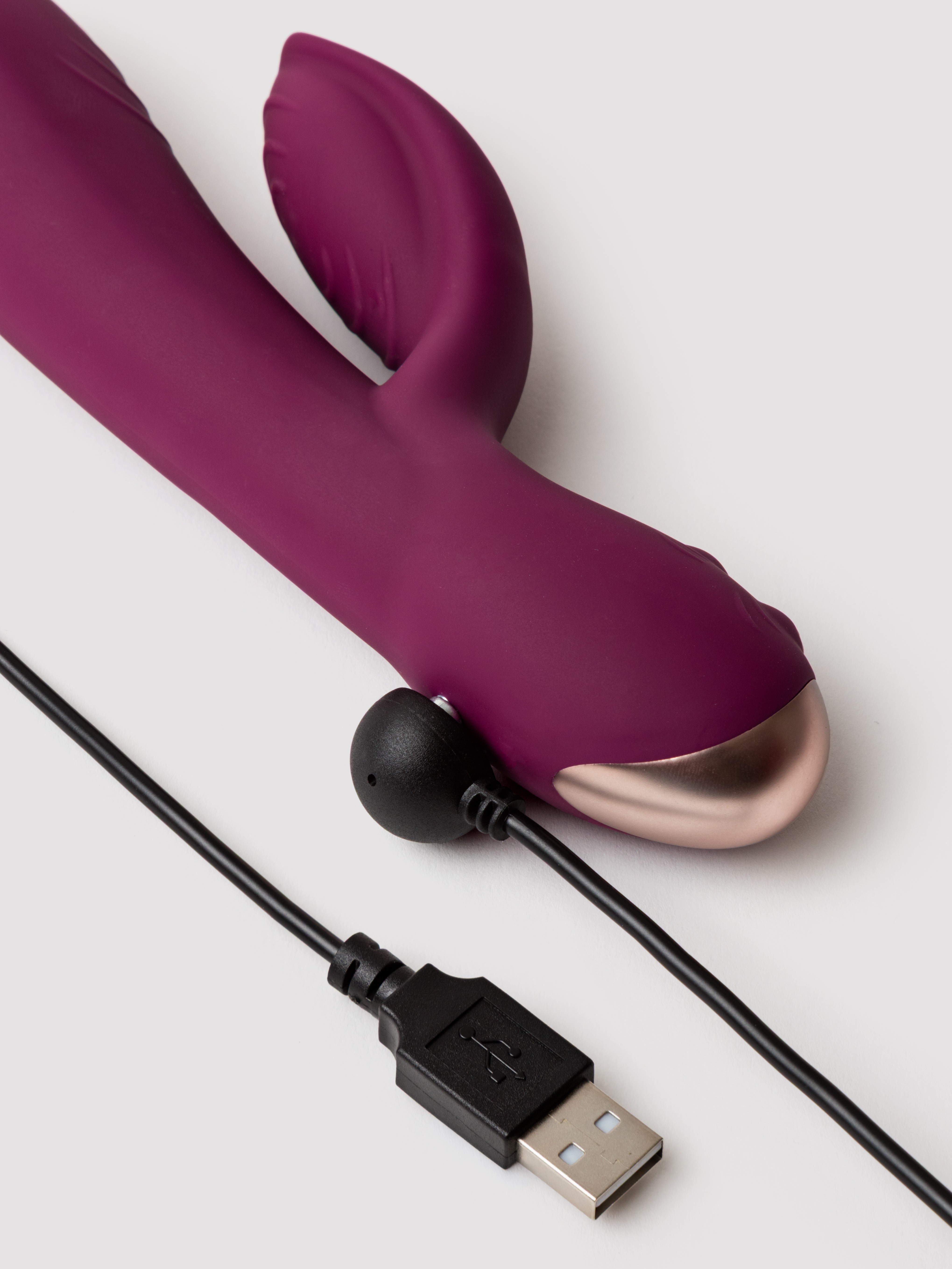 Rocks Off Spirit Extra Powerful Rechargeable Rabbit Vibrator, Purple, hi-res