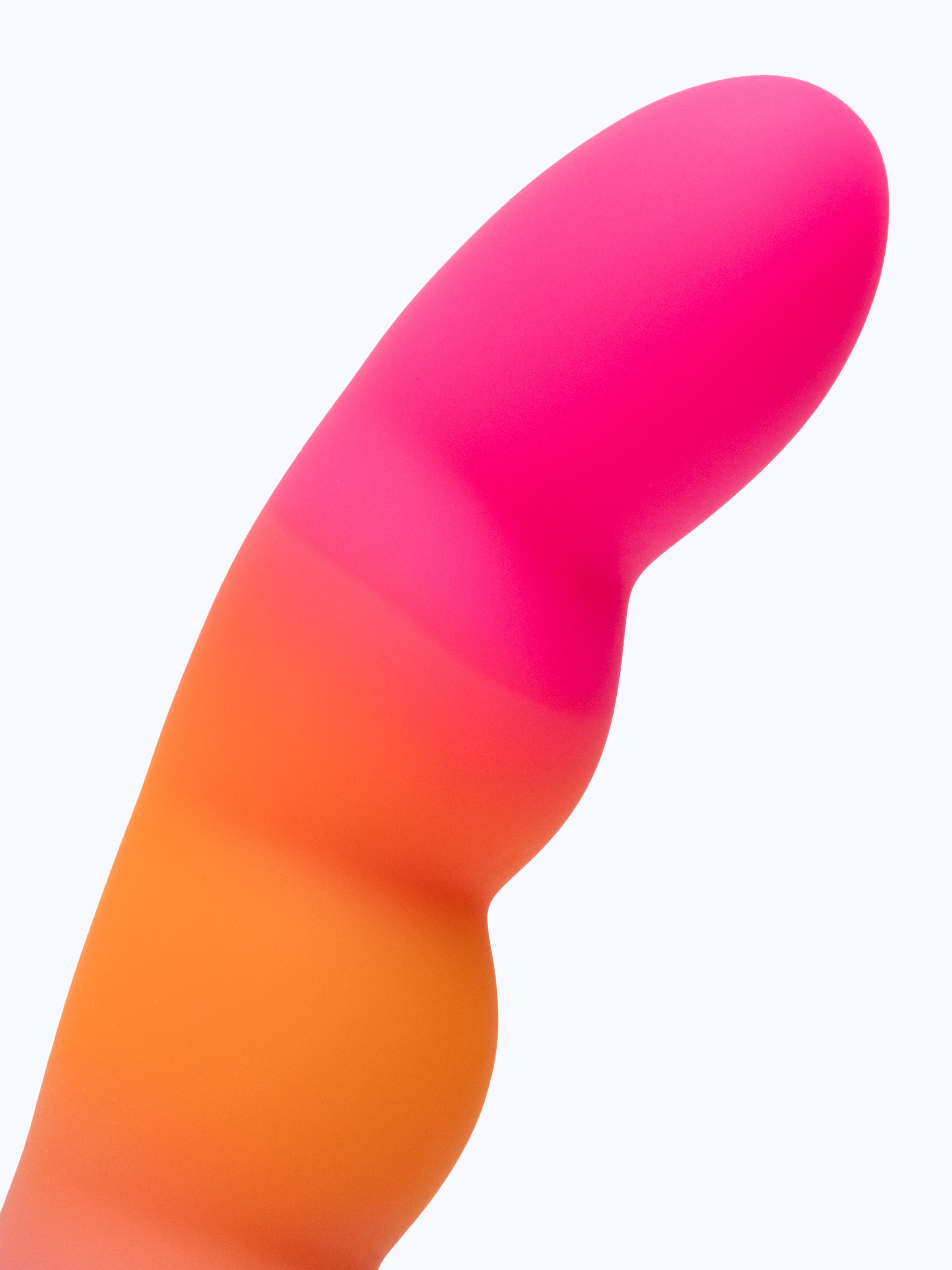 Lovehoney Curved Beaded Dildo 7.5 Inch, Pink, hi-res
