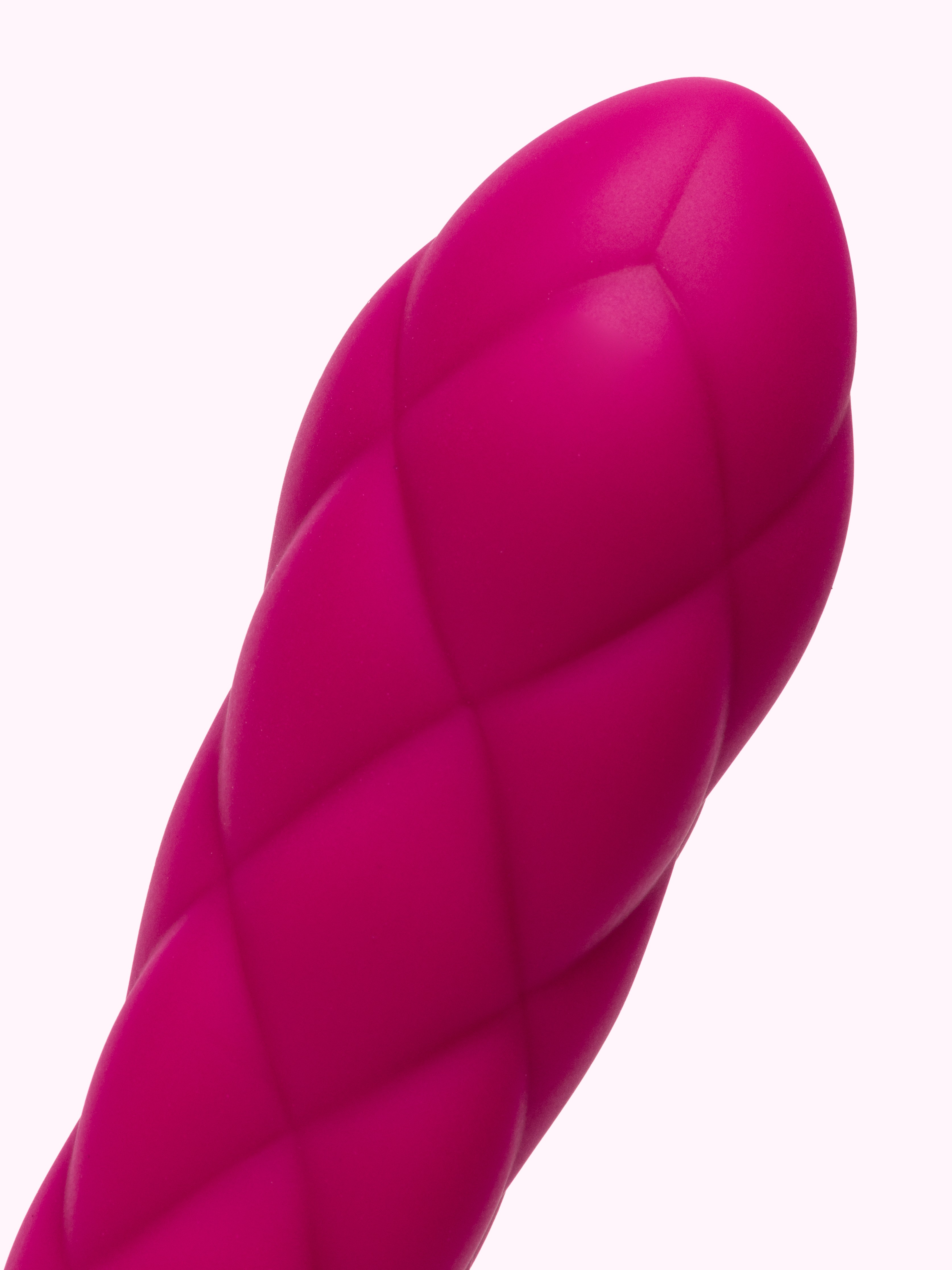 Lovehoney Diamond Texture Purple Dual Density Dildo 7 Inch, Purple, hi-res