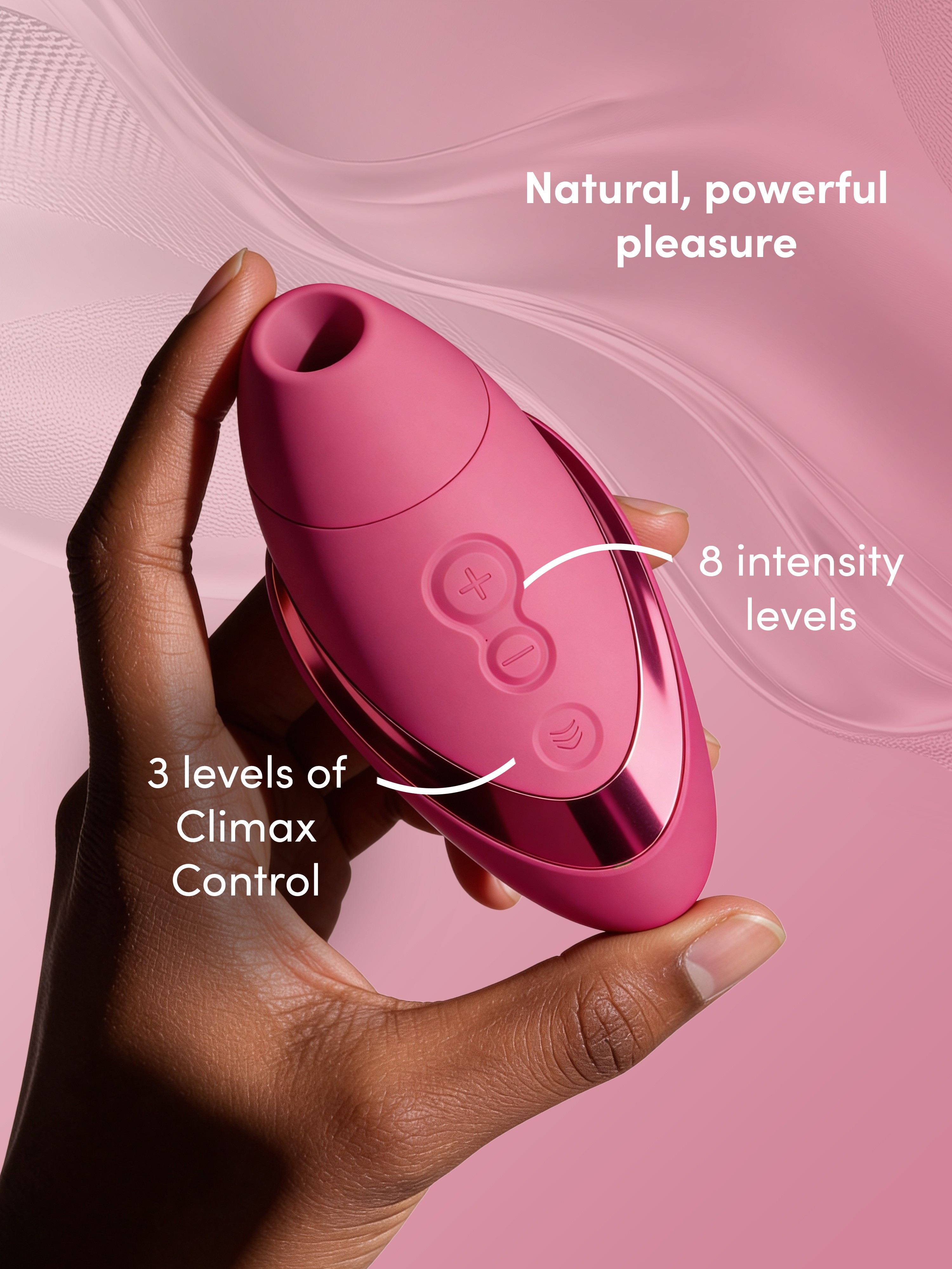 Womanizer Next Liberty Vibrant Pink Clitoral Suction Stimulator, Pink, hi-res