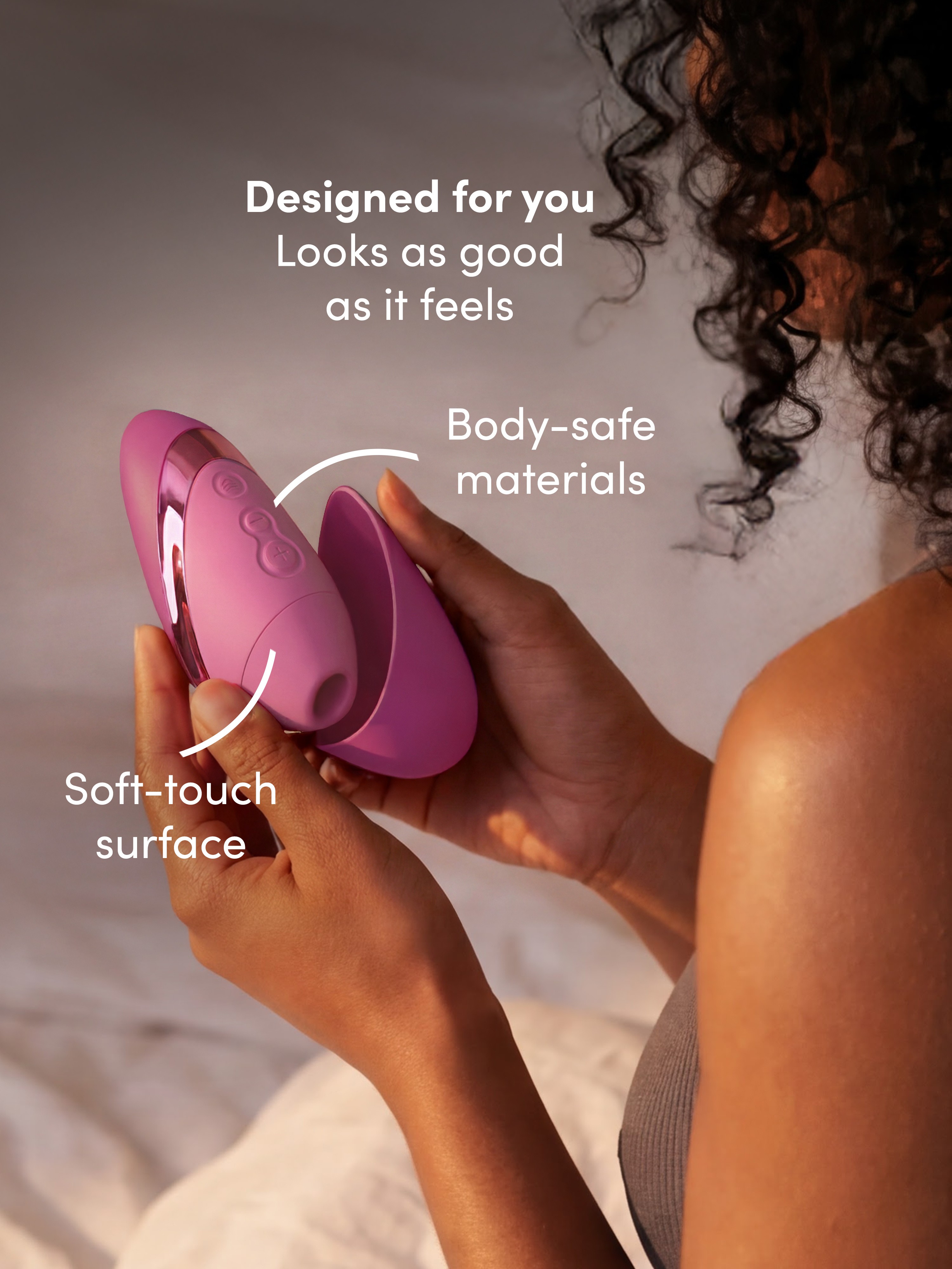 Womanizer Next Liberty Vibrant Pink Clitoral Suction Stimulator, Pink, hi-res
