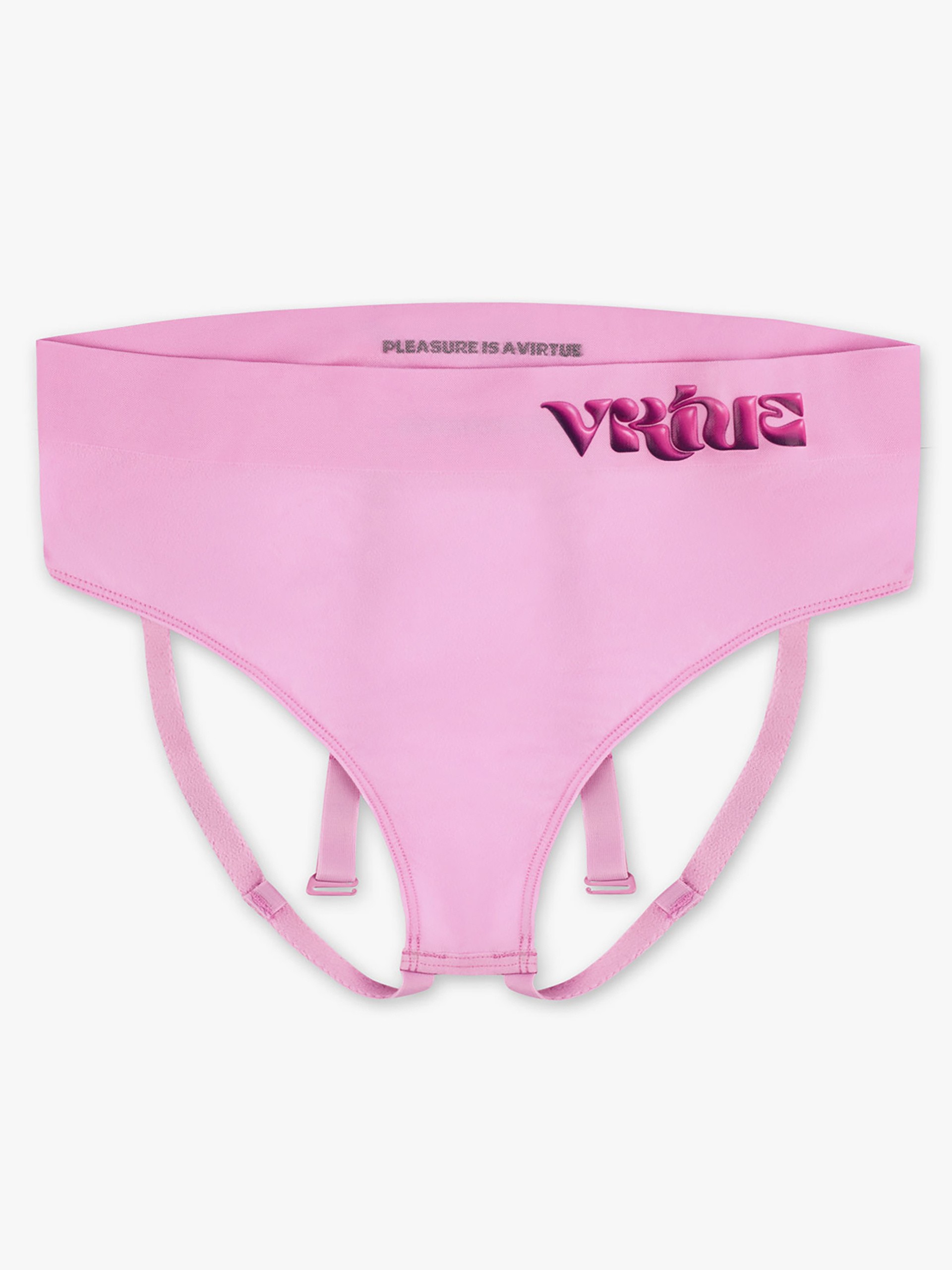 Virtue Vstrap Brief Compact Jockstrap, Pink, hi-res