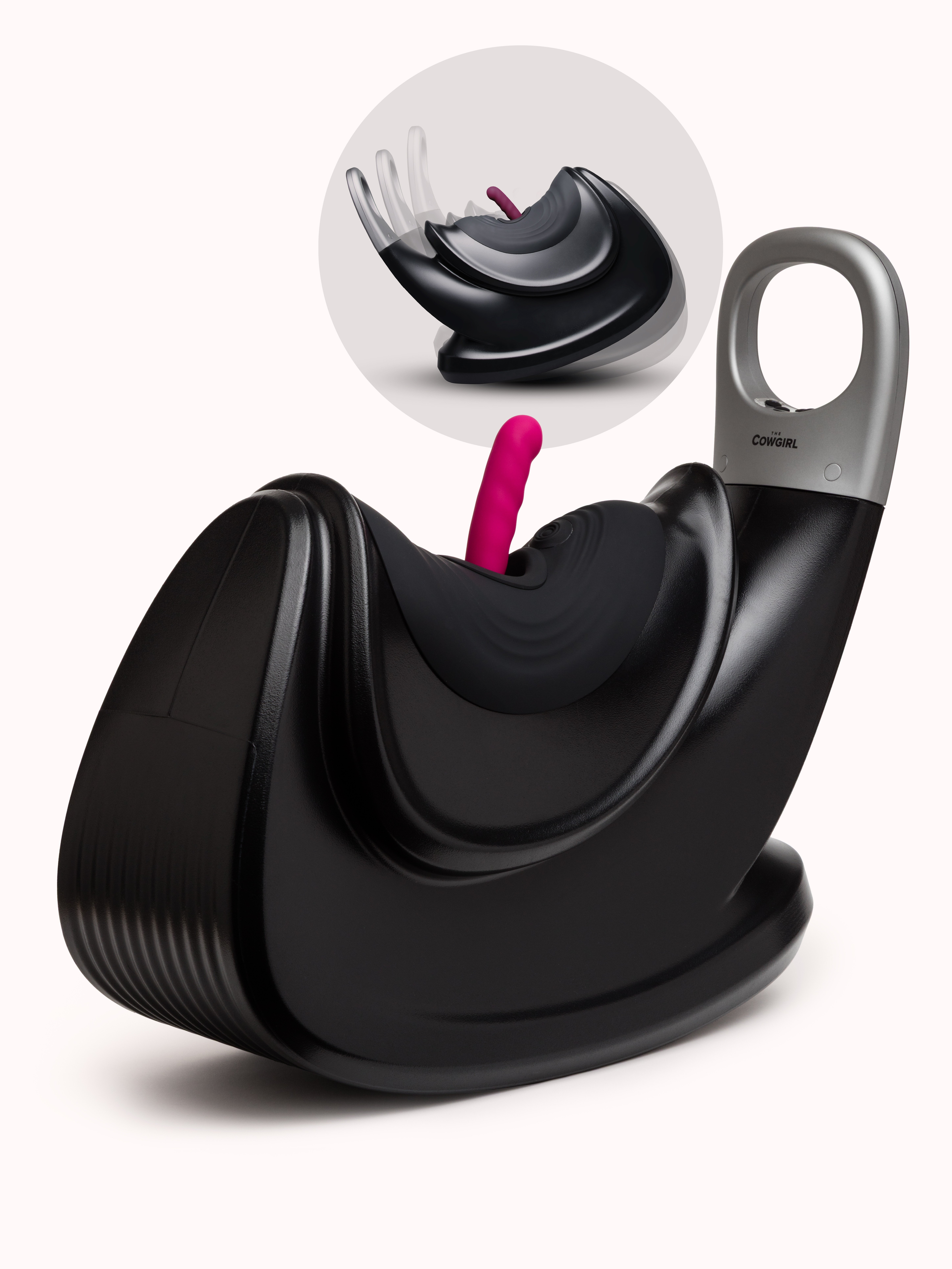 The Cowgirl Thruster Rider Sex Machine, Black, hi-res