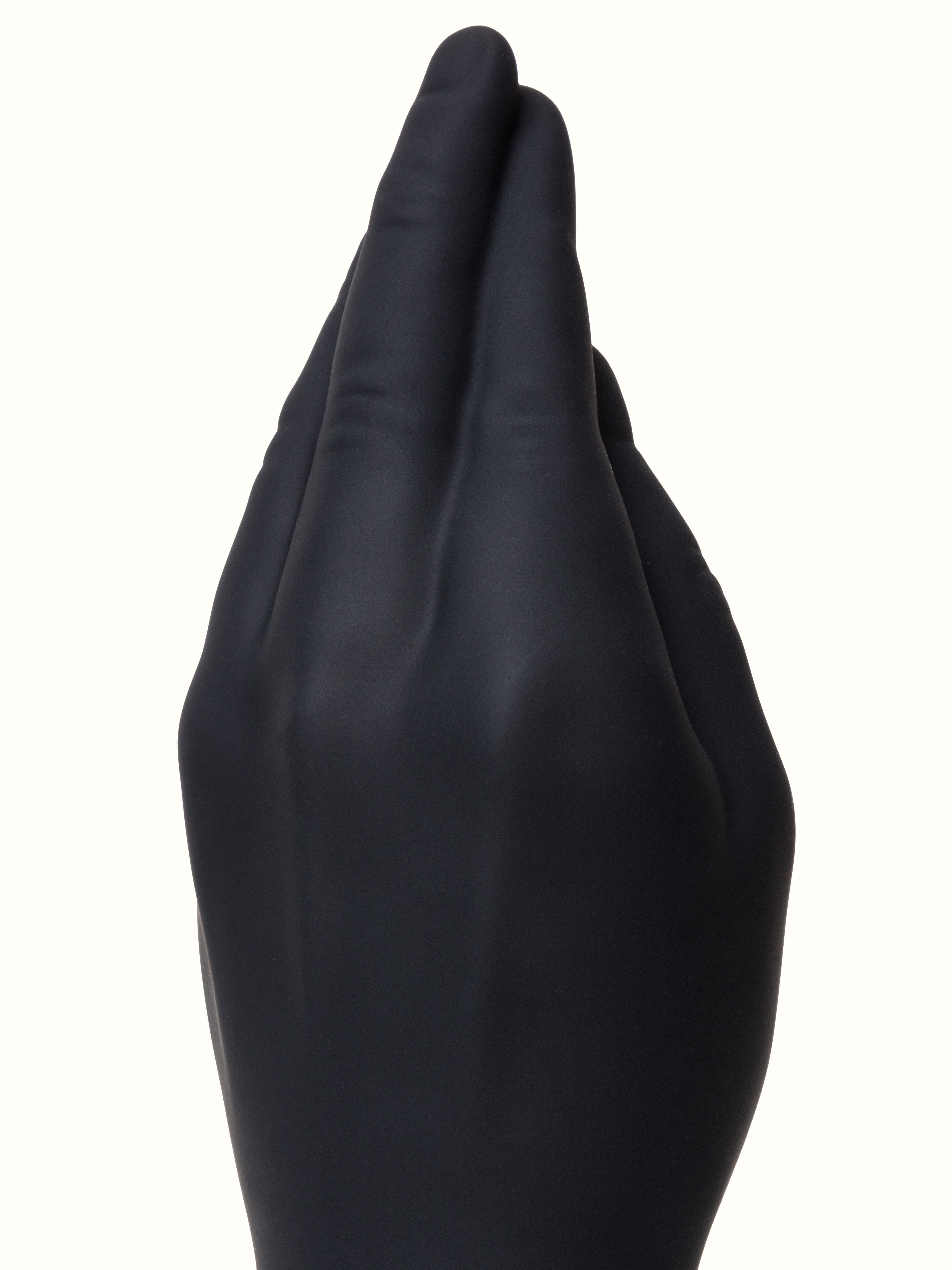 B-Vibe Vibrating Silicone Fisting Dildo 10.5 Inch, Black, hi-res