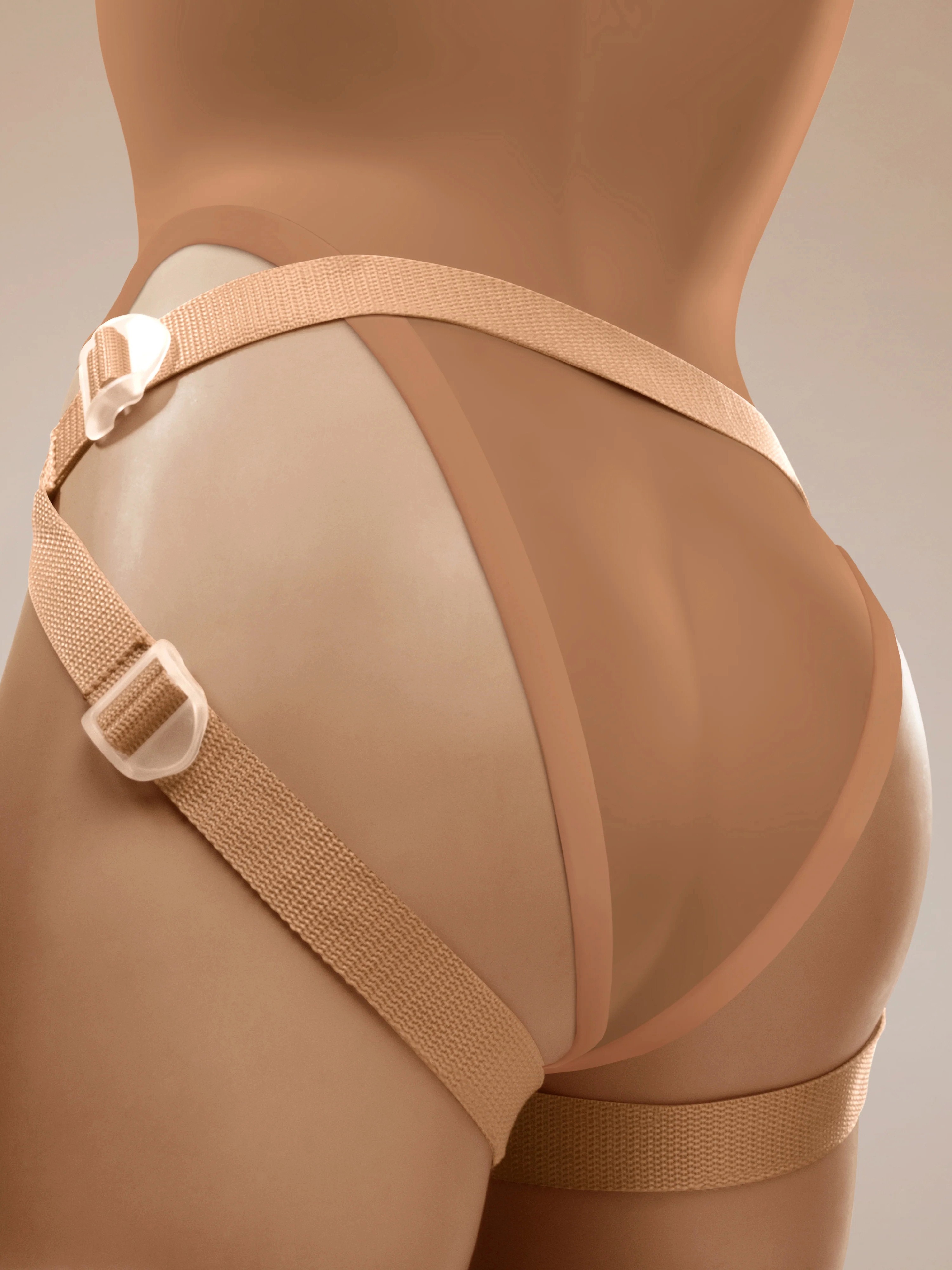 Together Nudefit Flesh Tan Strap-on Adjustable Harness, Flesh Tan, hi-res