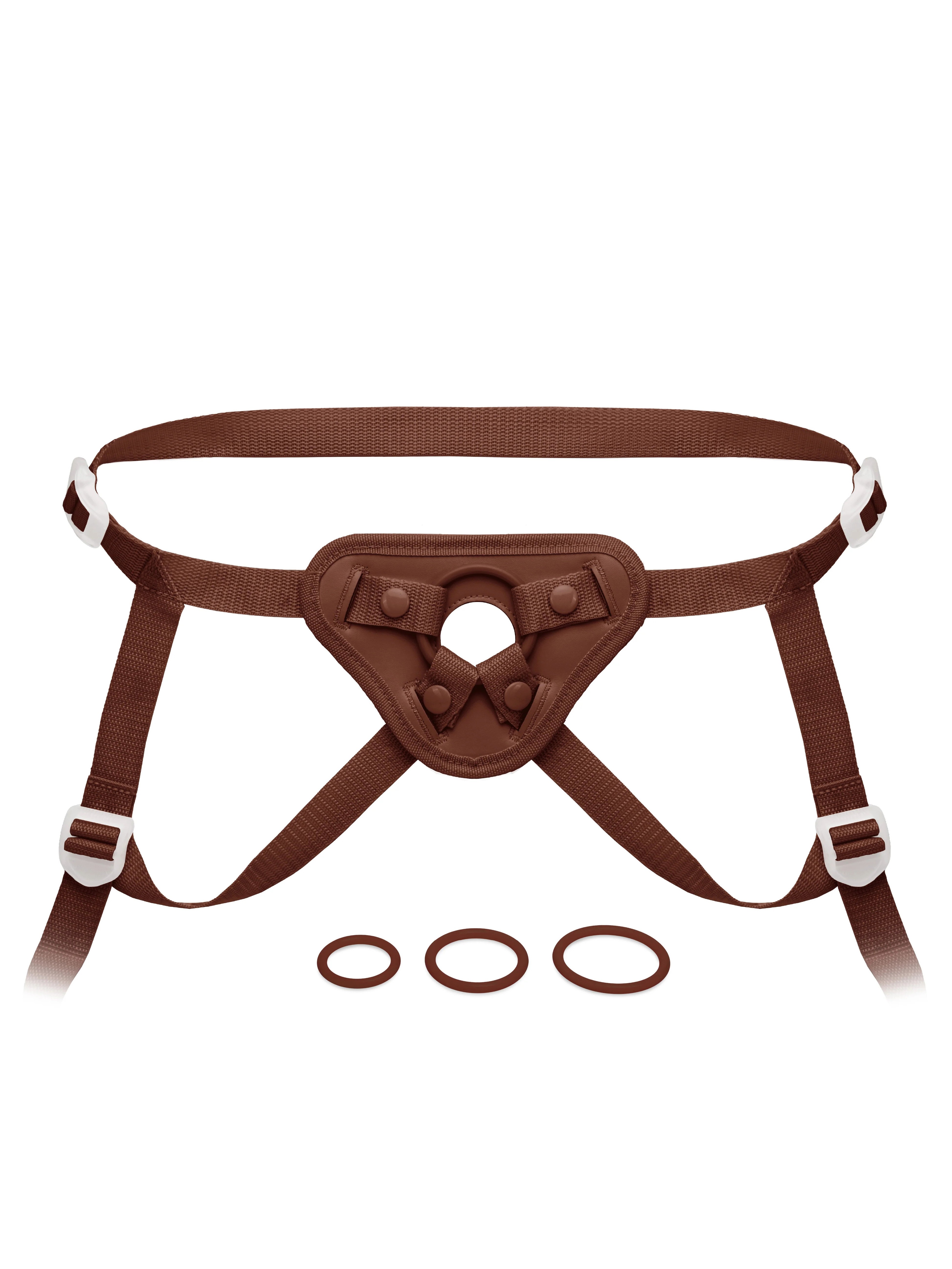 Together Nudefit Flesh Brown Strap-on Adjustable Harness, Flesh Brown, hi-res