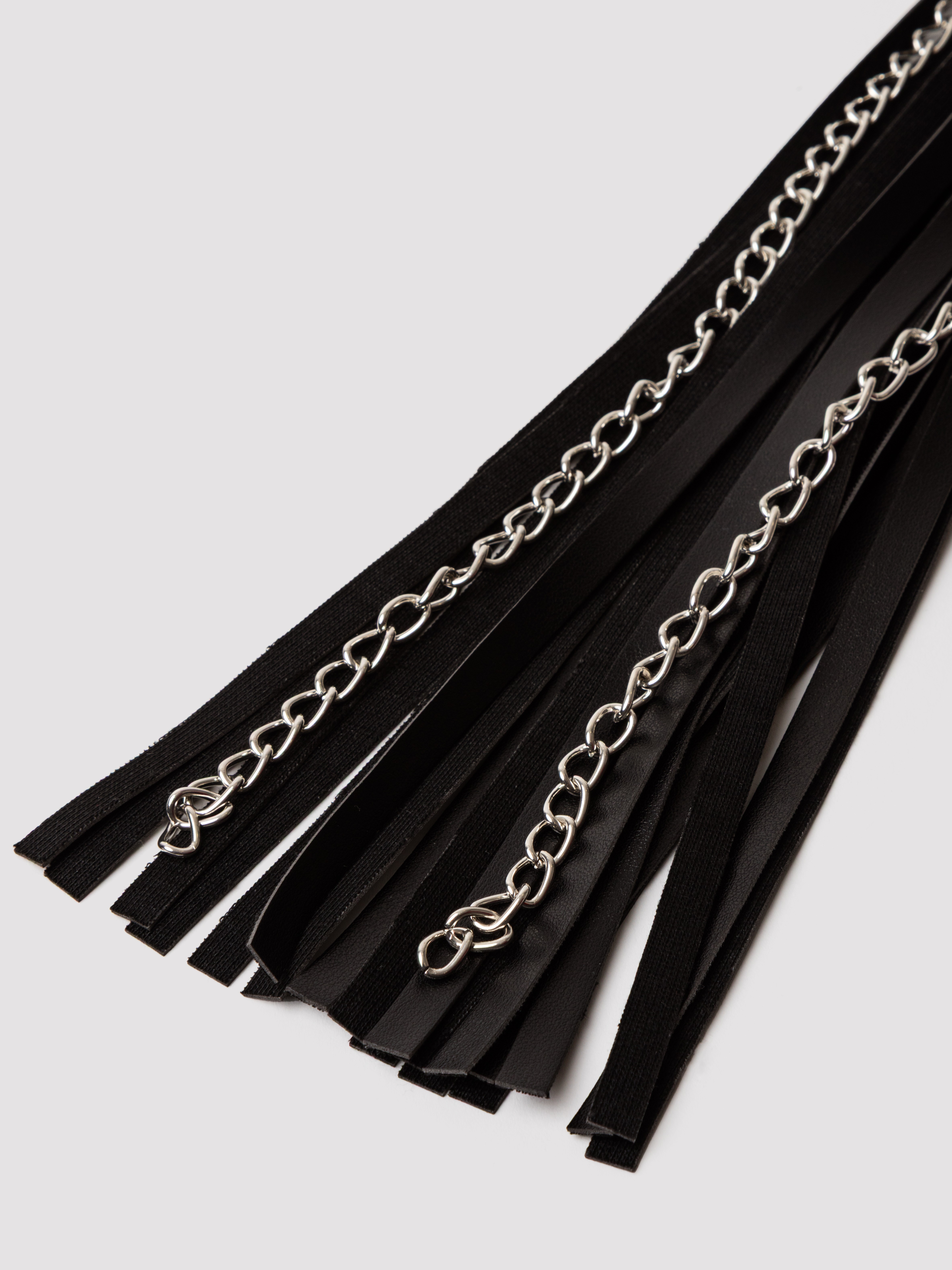 Sportsheets Shadow Chain Flogger, Black, hi-res