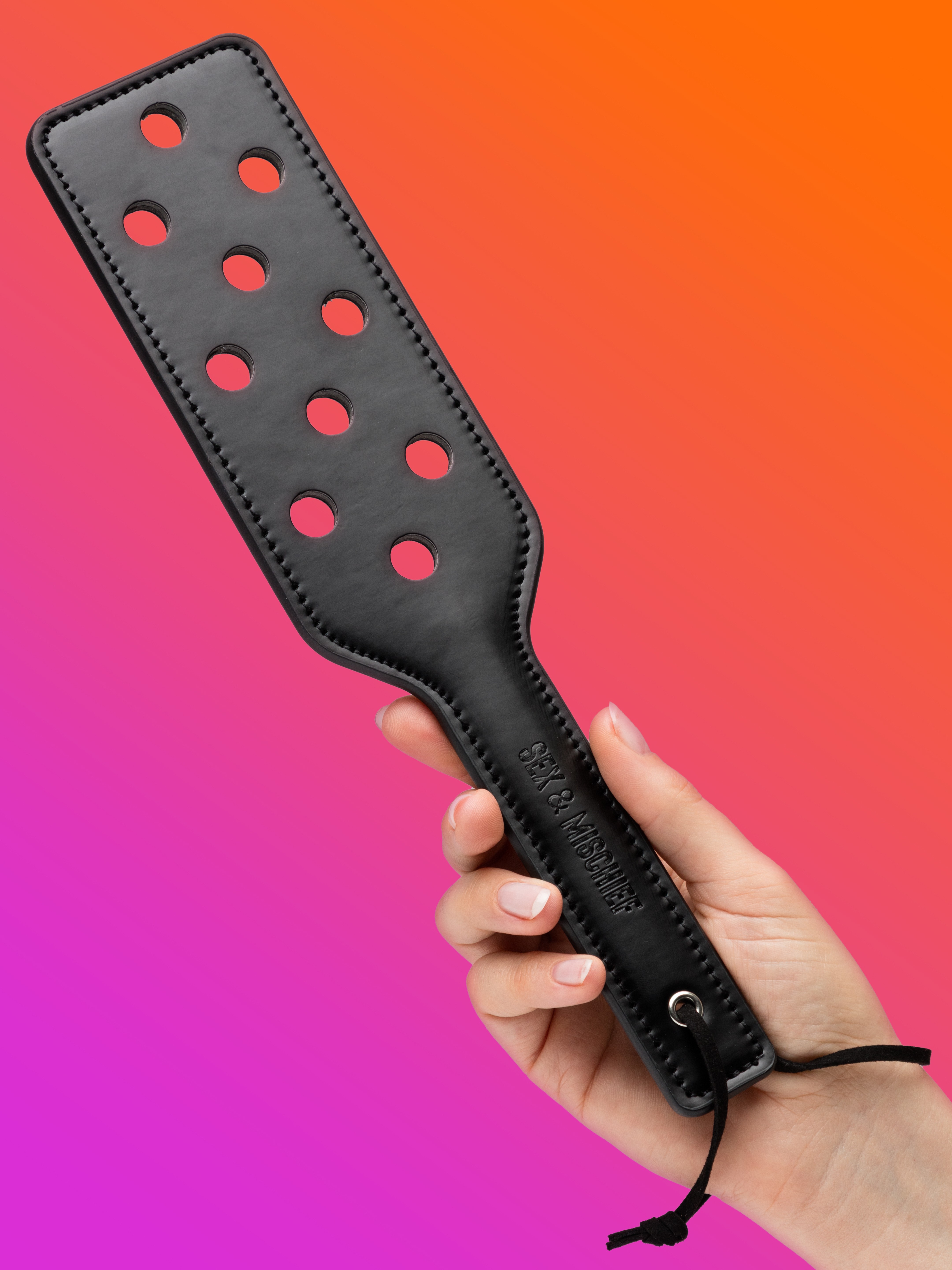 Sportsheets Shadow Paddle, Black, hi-res