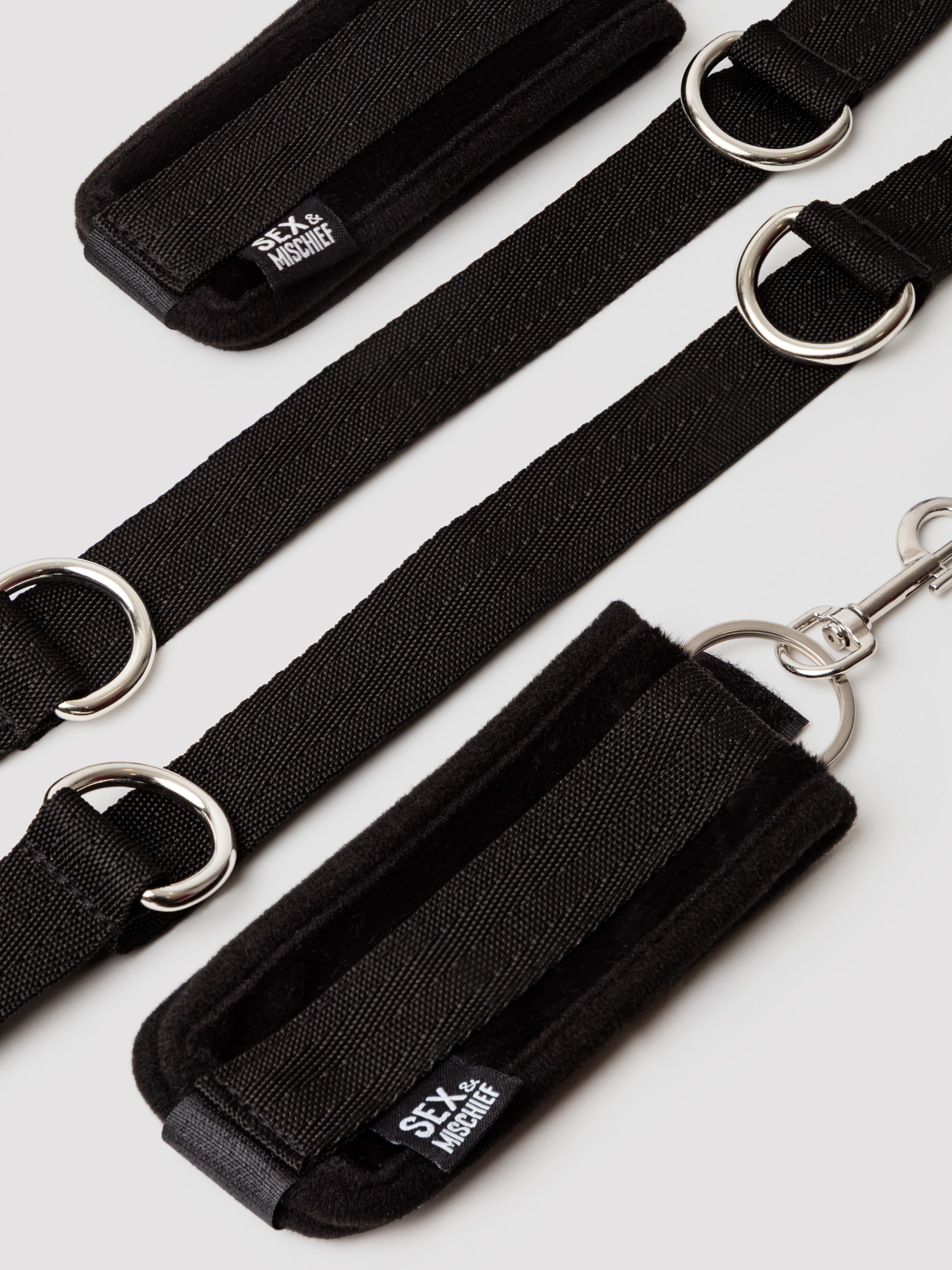 Sportsheets Shadow Anywhere You Dare Bondage Restraint System, Black, hi-res