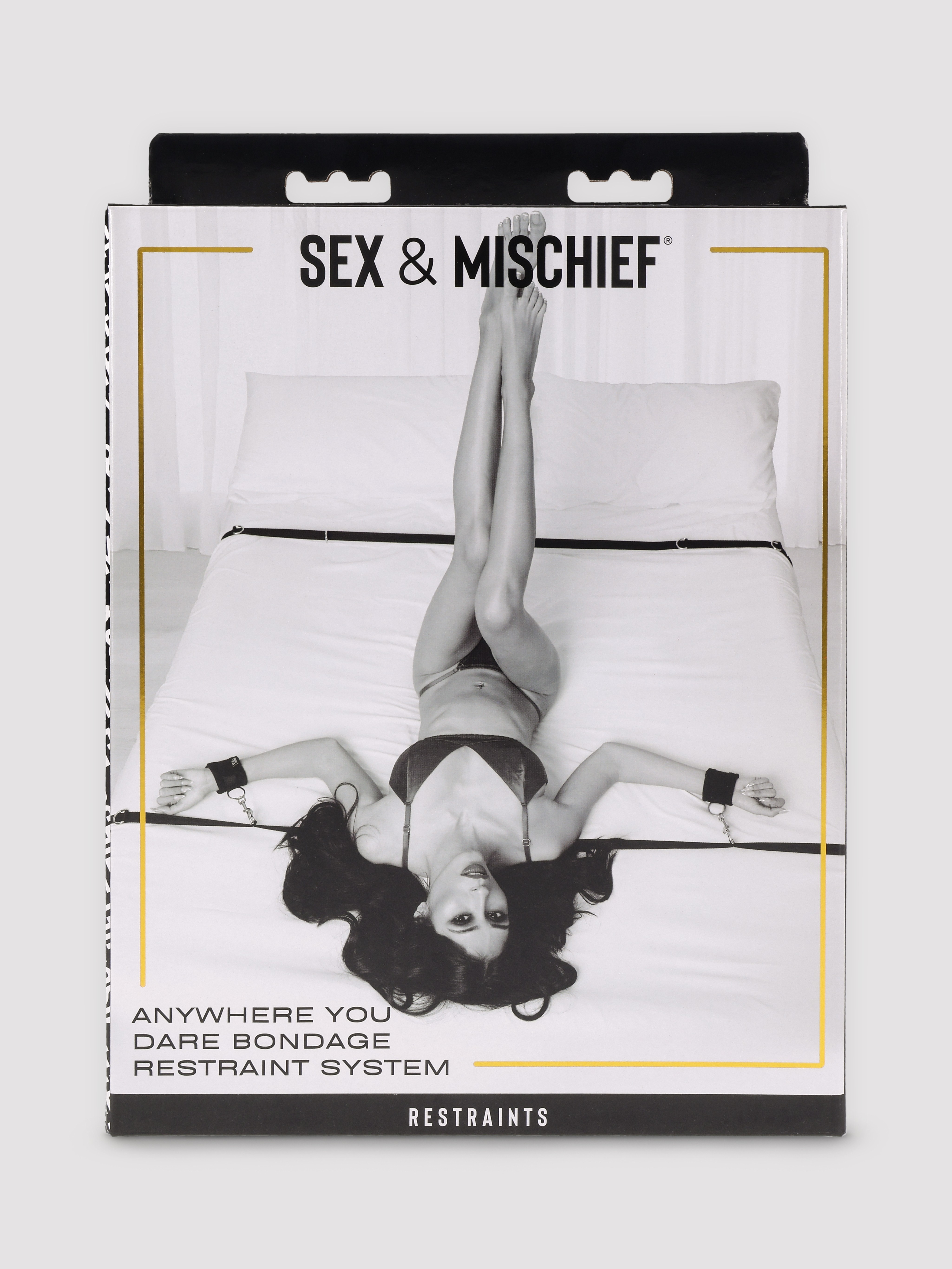 Sportsheets Shadow Anywhere You Dare Bondage Restraint System, Black, hi-res