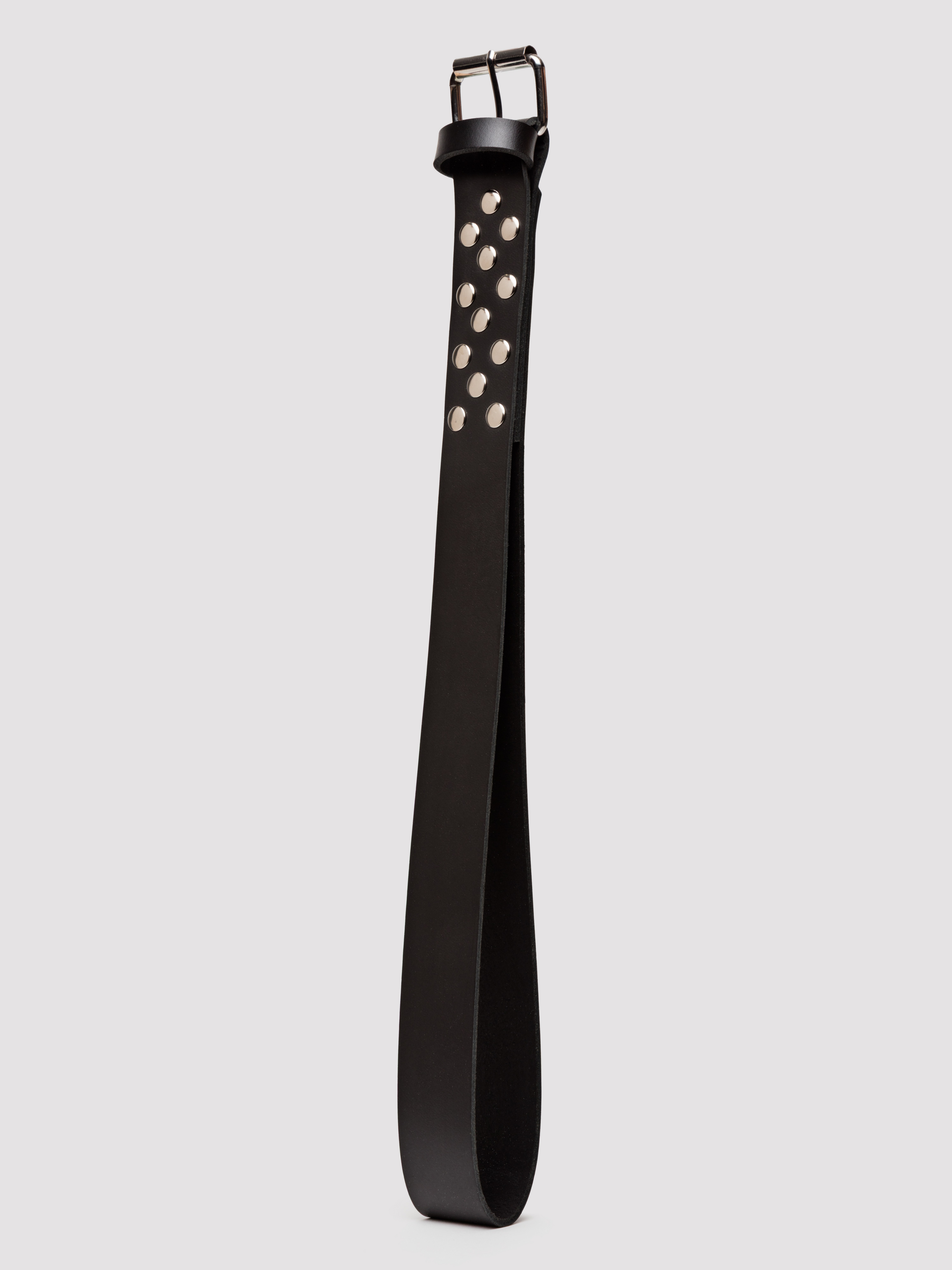 Sportsheets Edge Leather Belt Spanker, Black, hi-res