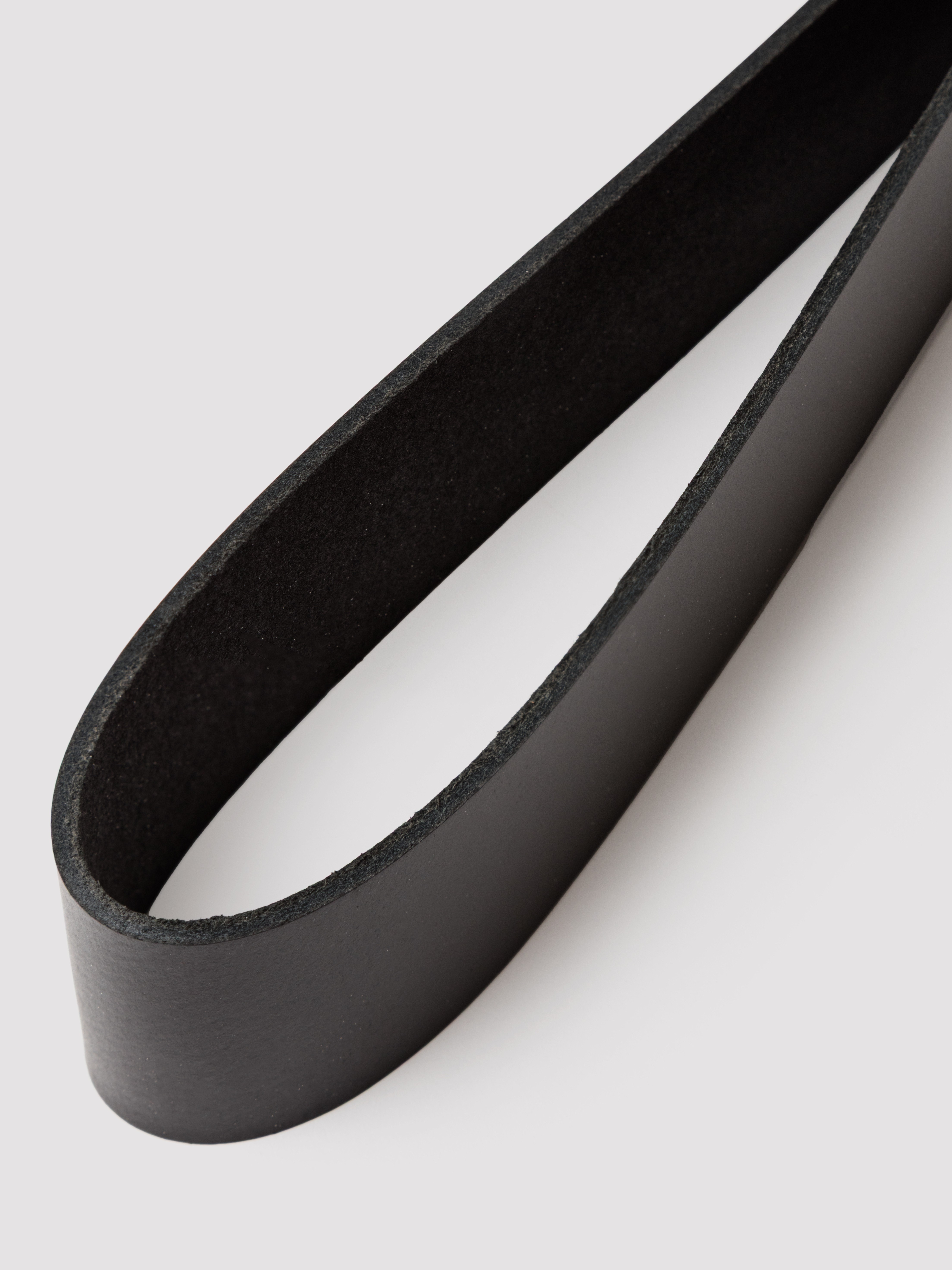 Sportsheets Edge Leather Belt Spanker, Black, hi-res