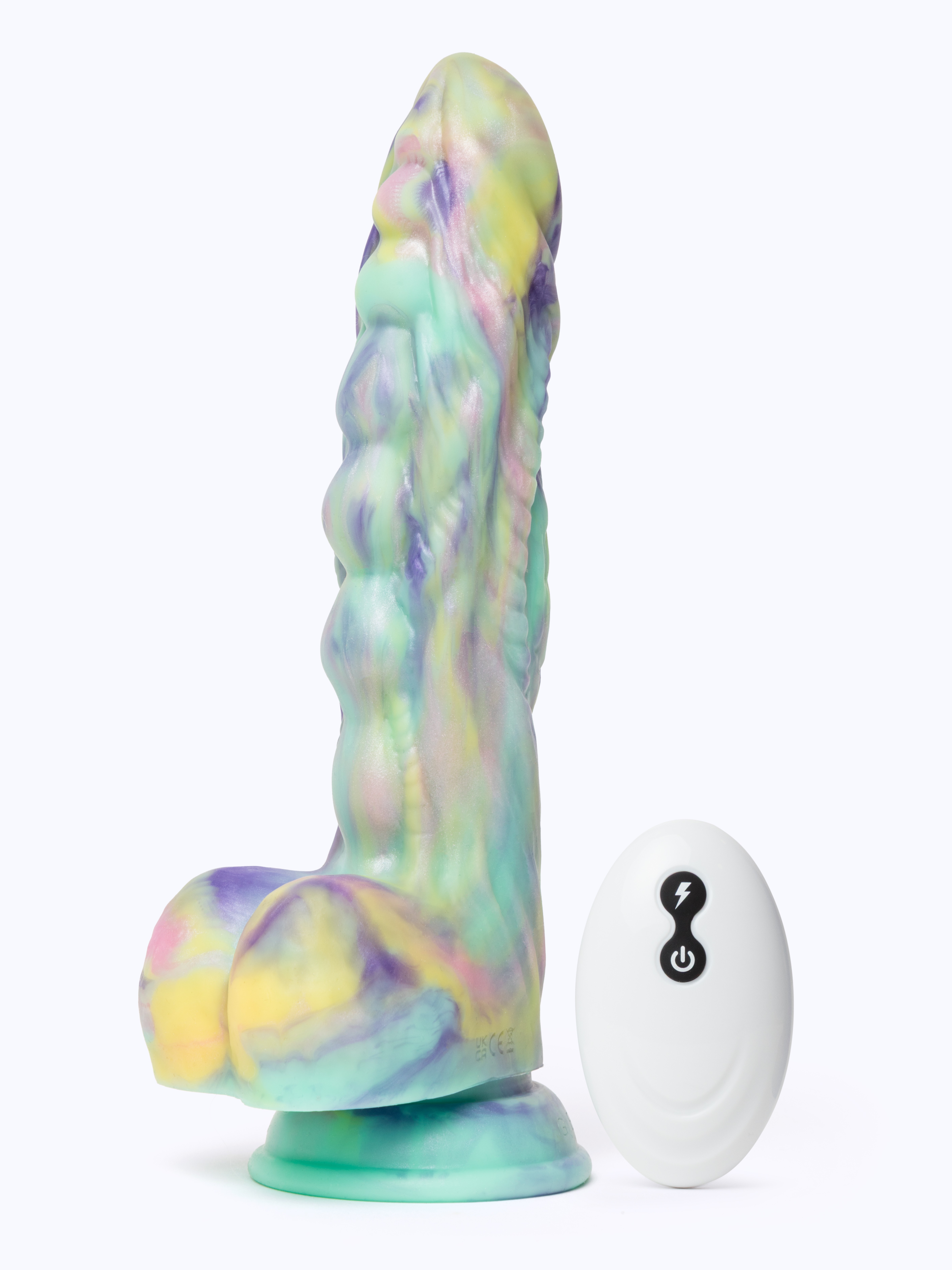 Gender X Monster's Ball Thrusting Fantasy Dildo 6.5 Inch, Green, hi-res