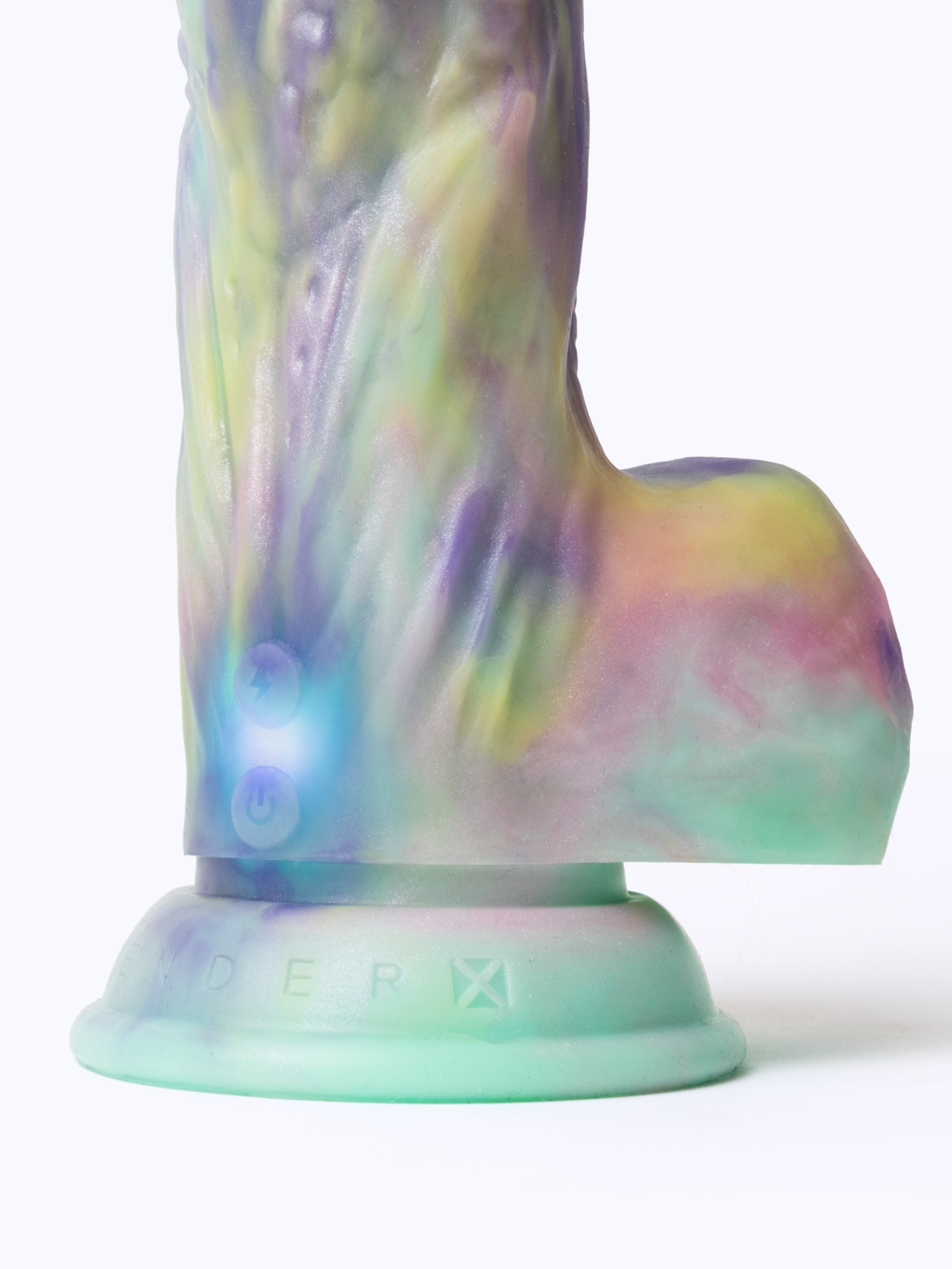 Gender X Monster's Ball Thrusting Fantasy Dildo 6.5 Inch, Green, hi-res