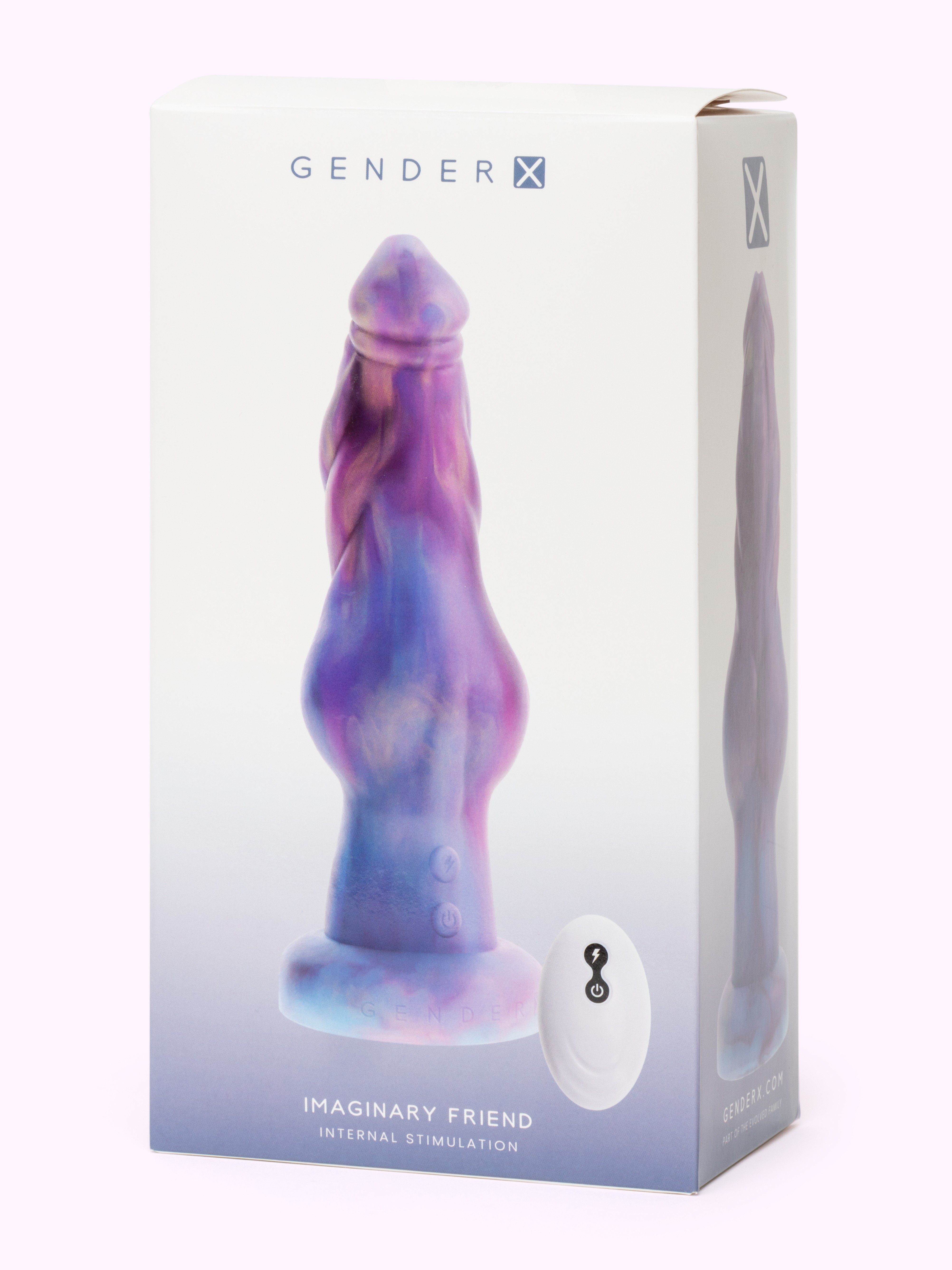 Gender X Imaginary Friend Remote Controlled Fantasy Dildo 6.5 Inch, Purple, hi-res