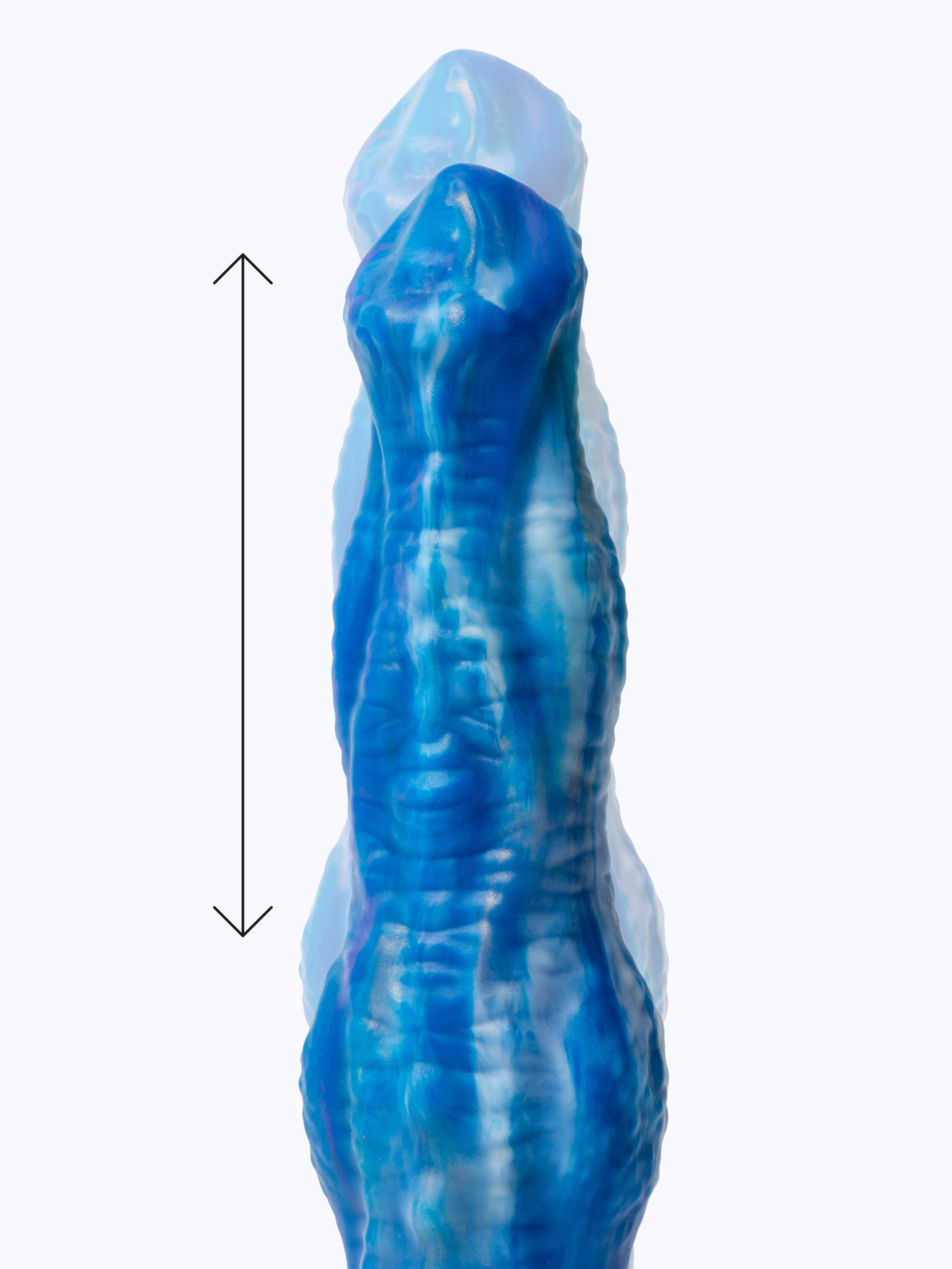 Gender X Wildest Dreams Remote Controlled Fantasy Dildo 7 Inch, Blue, hi-res