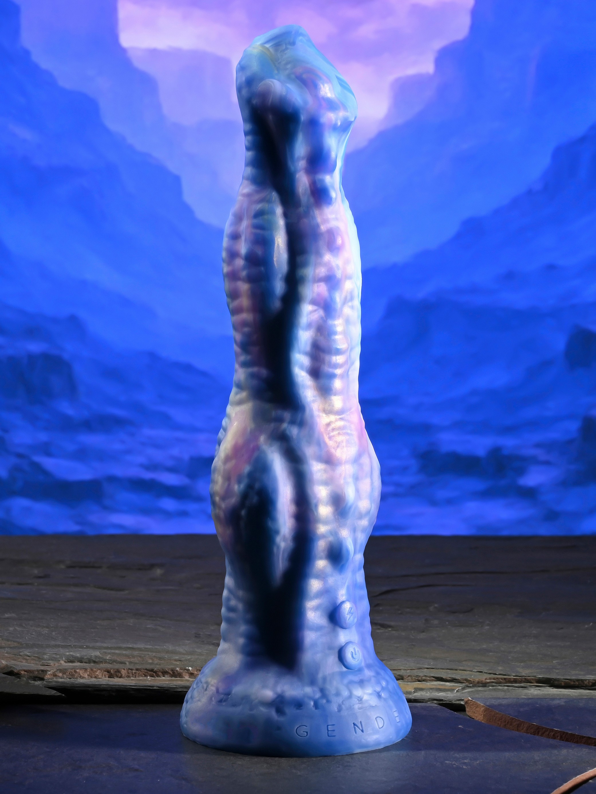 Gender X Wildest Dreams Remote Controlled Fantasy Dildo 7 Inch, Blue, hi-res