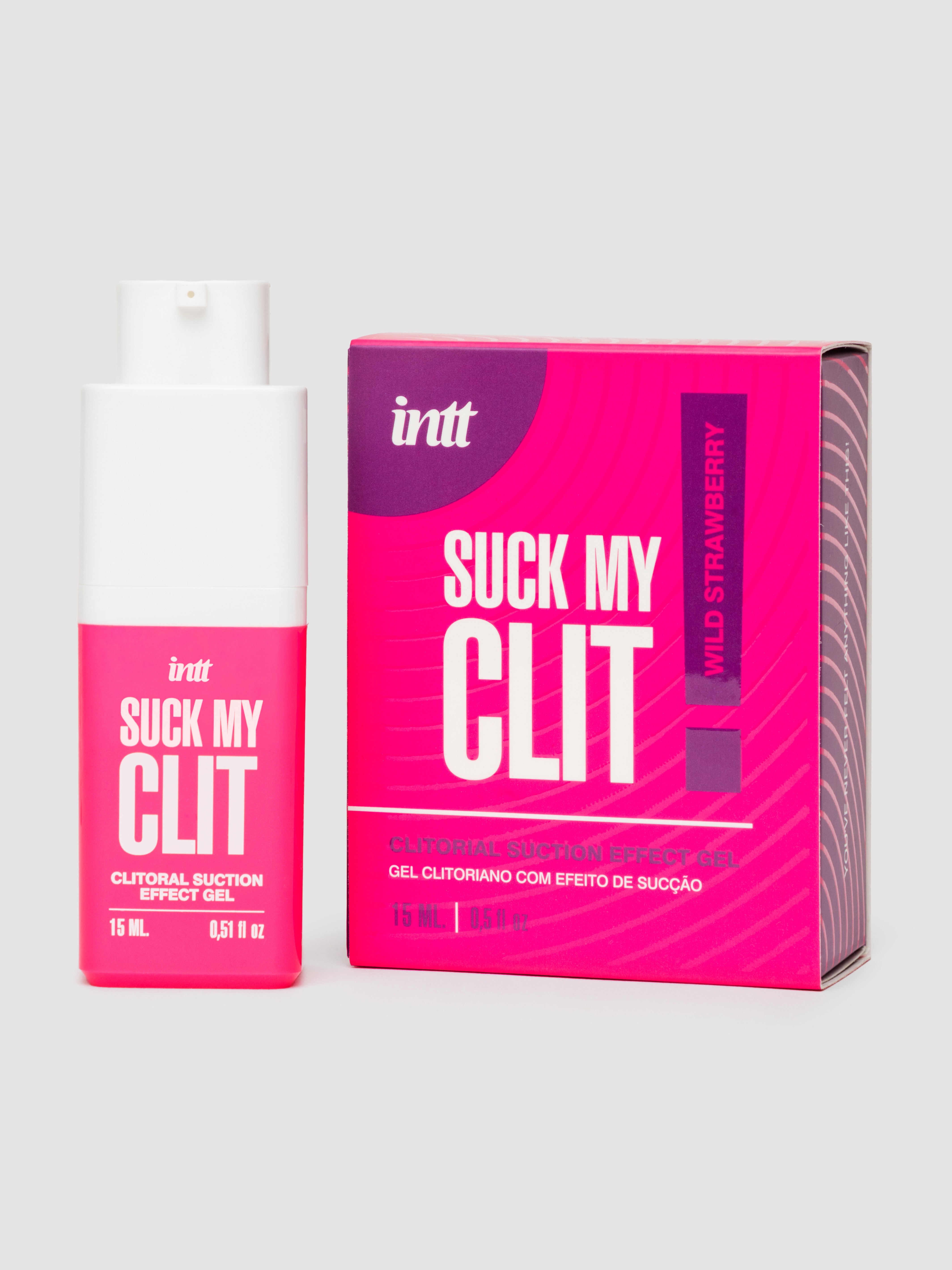 INTT Suck My Clit Wild Strawberry Stimulation Gel 15ml, , hi-res