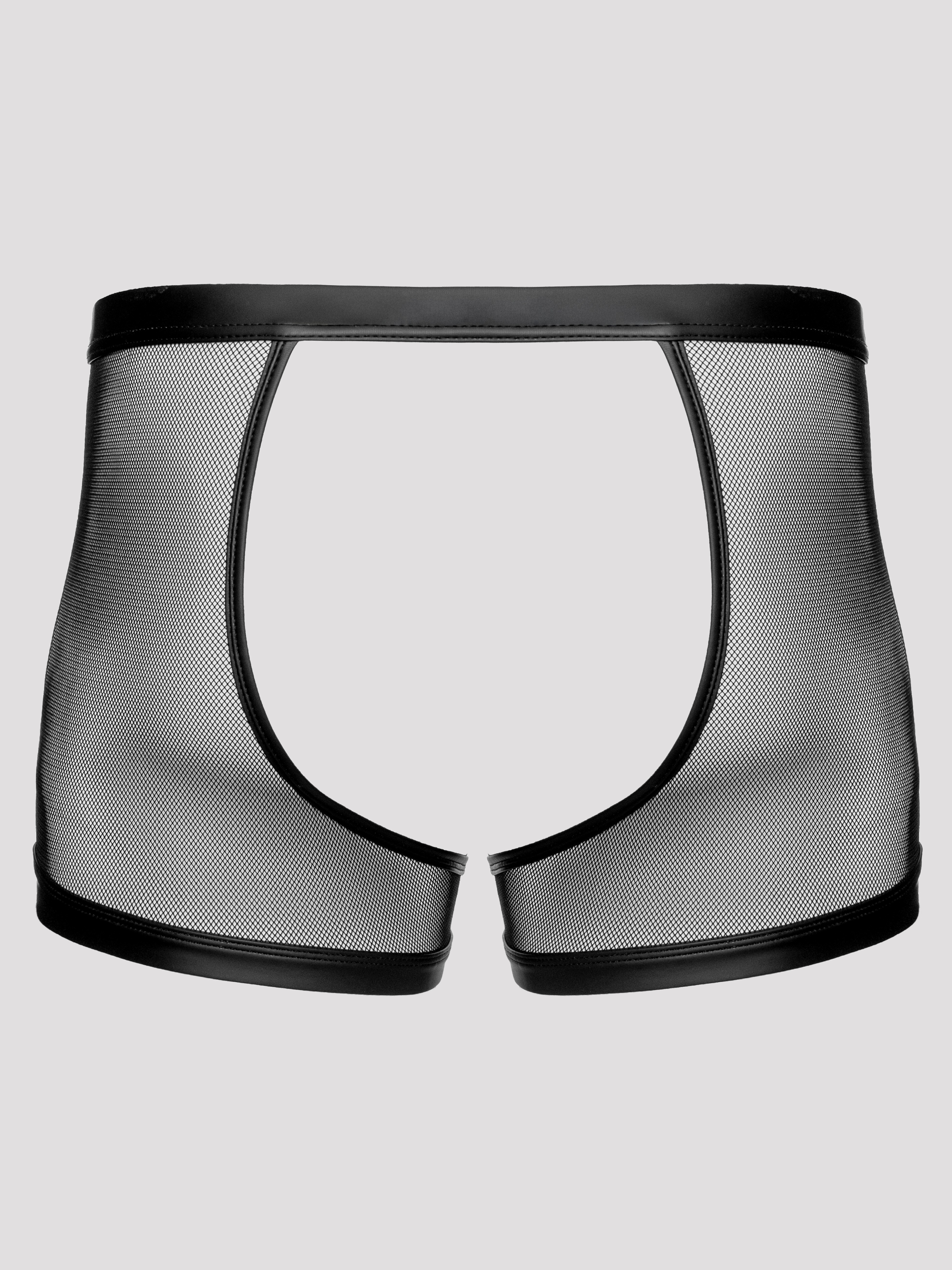 Svenjoyment Wet-Look Style Studded Boxer, Black, hi-res