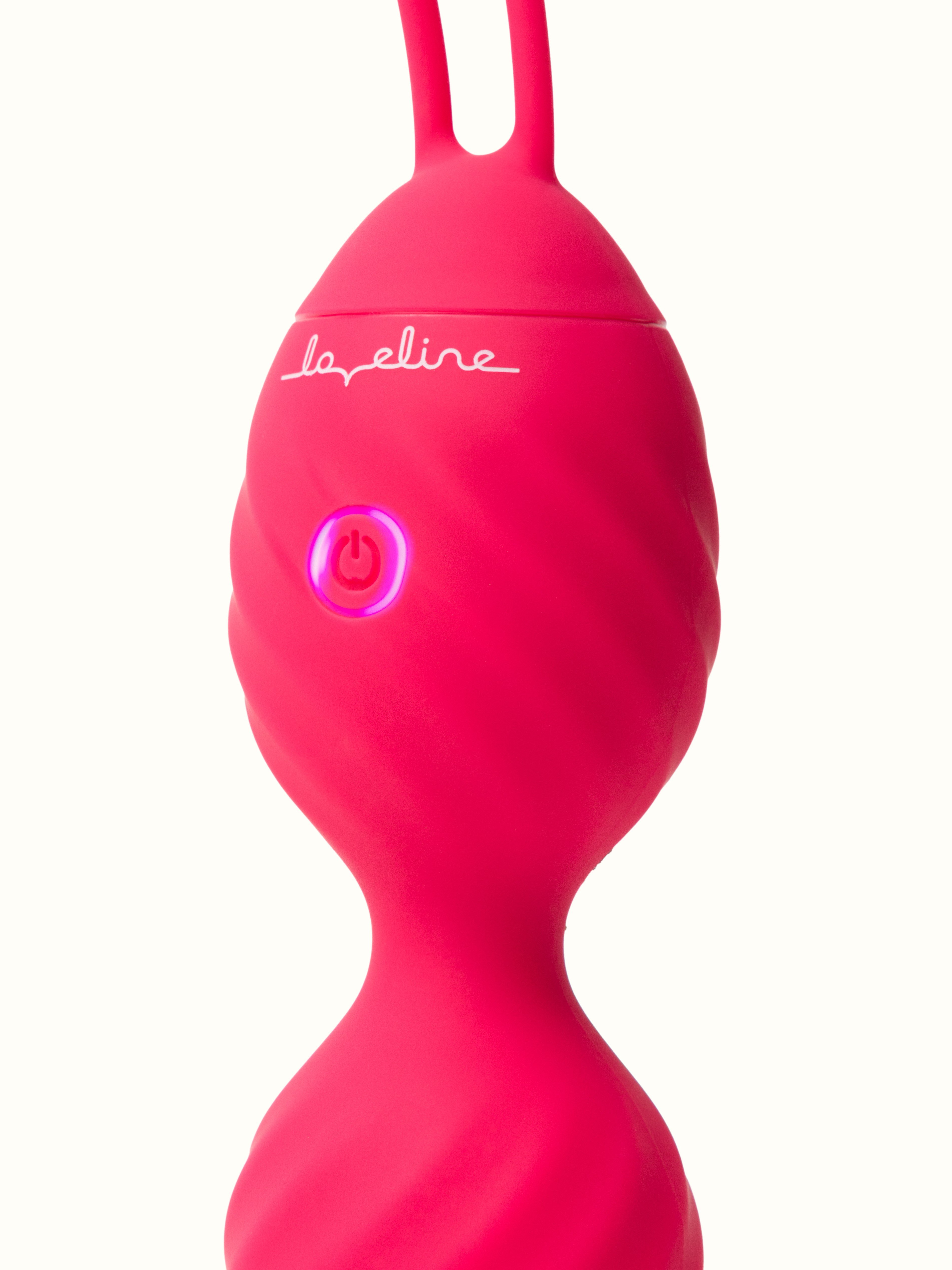 Loveline Remote Control Dual Love Egg Vibrator, Red, hi-res