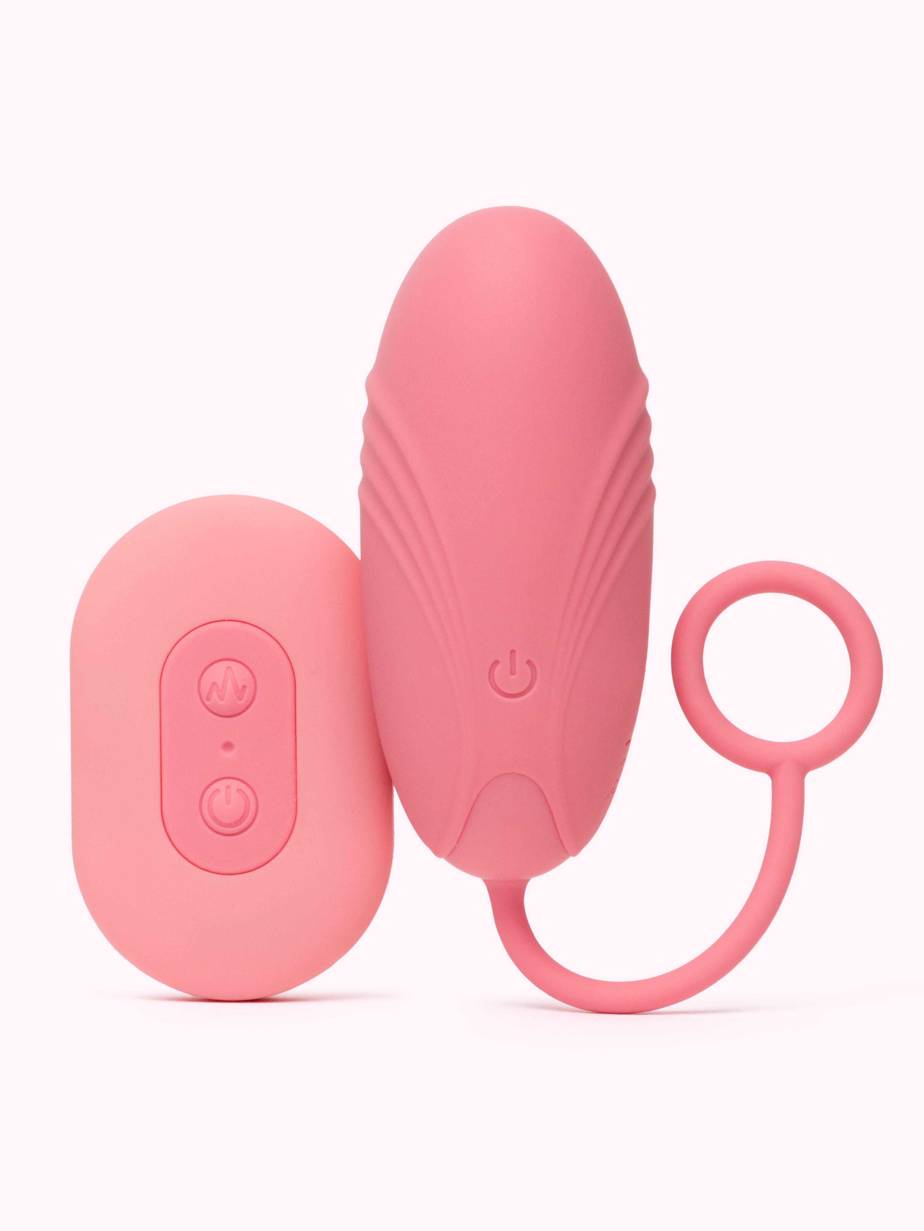 Loveline Silicone Remote Controlled Love Egg Vibrator, Pink, hi-res