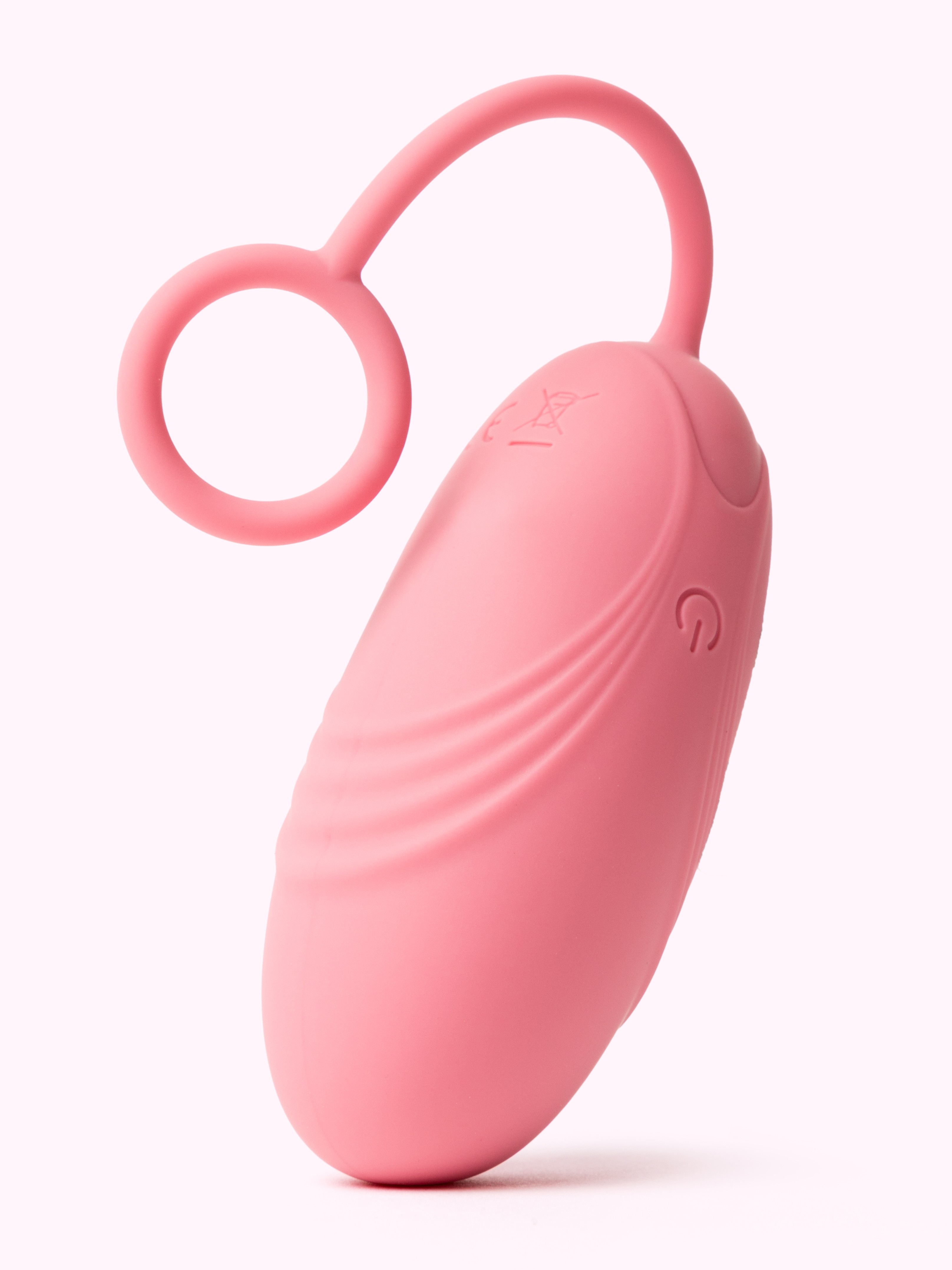 Loveline Silicone Remote Controlled Love Egg Vibrator, Pink, hi-res