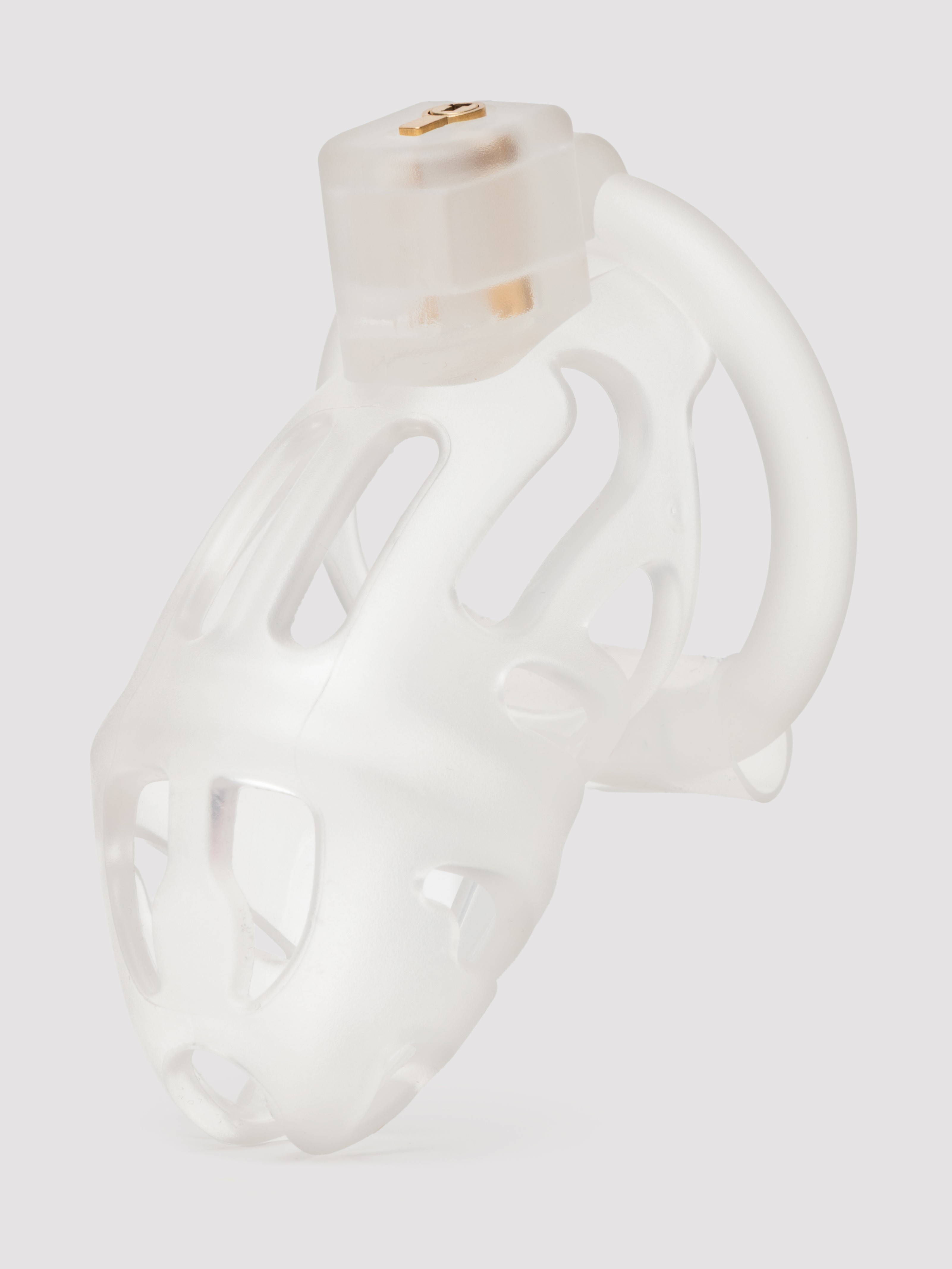 Impound Vanguard Cock Cage 3.4 Inch, Clear, hi-res