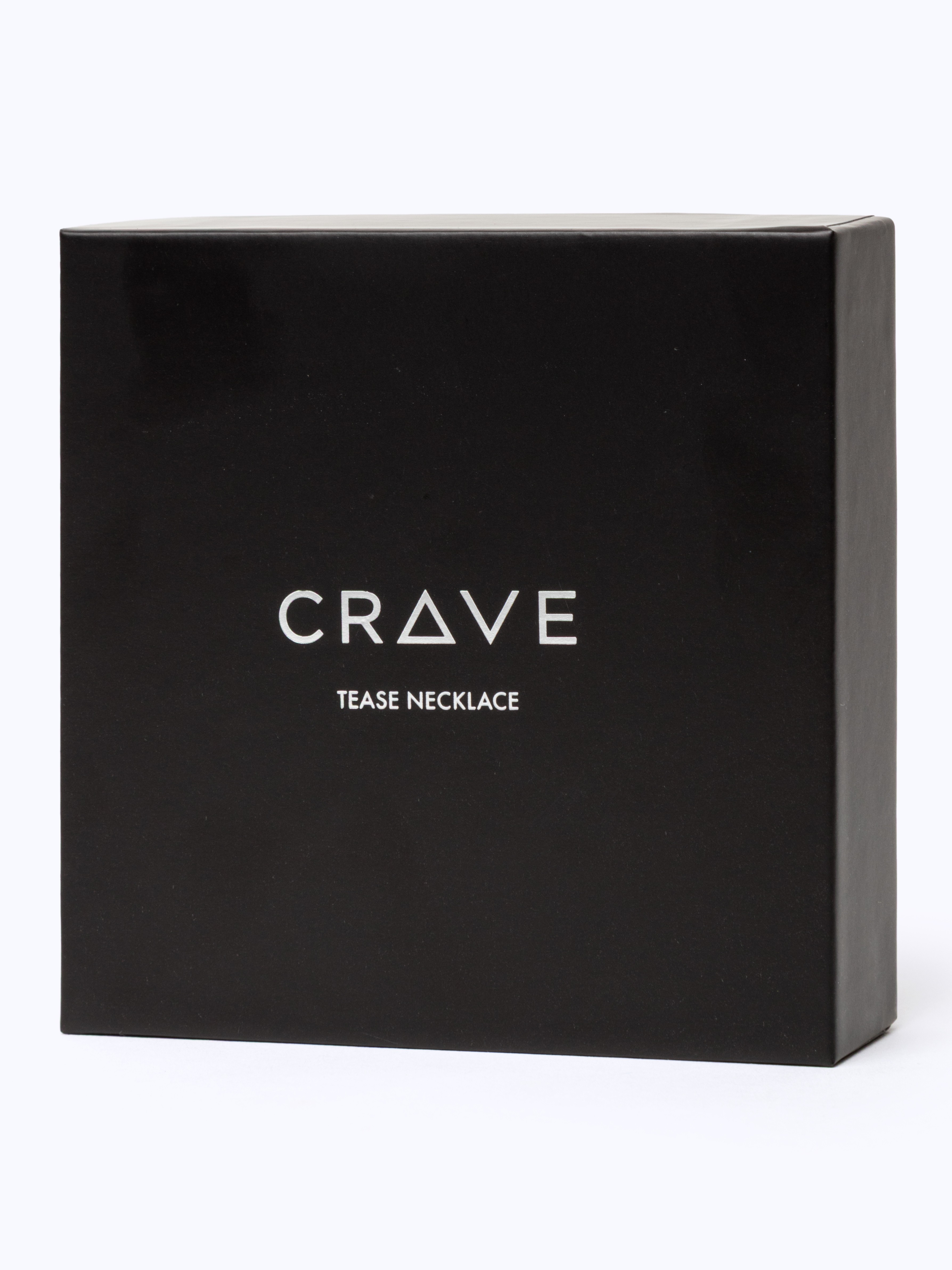 Crave Tease Necklace Vibrator, Silver, hi-res