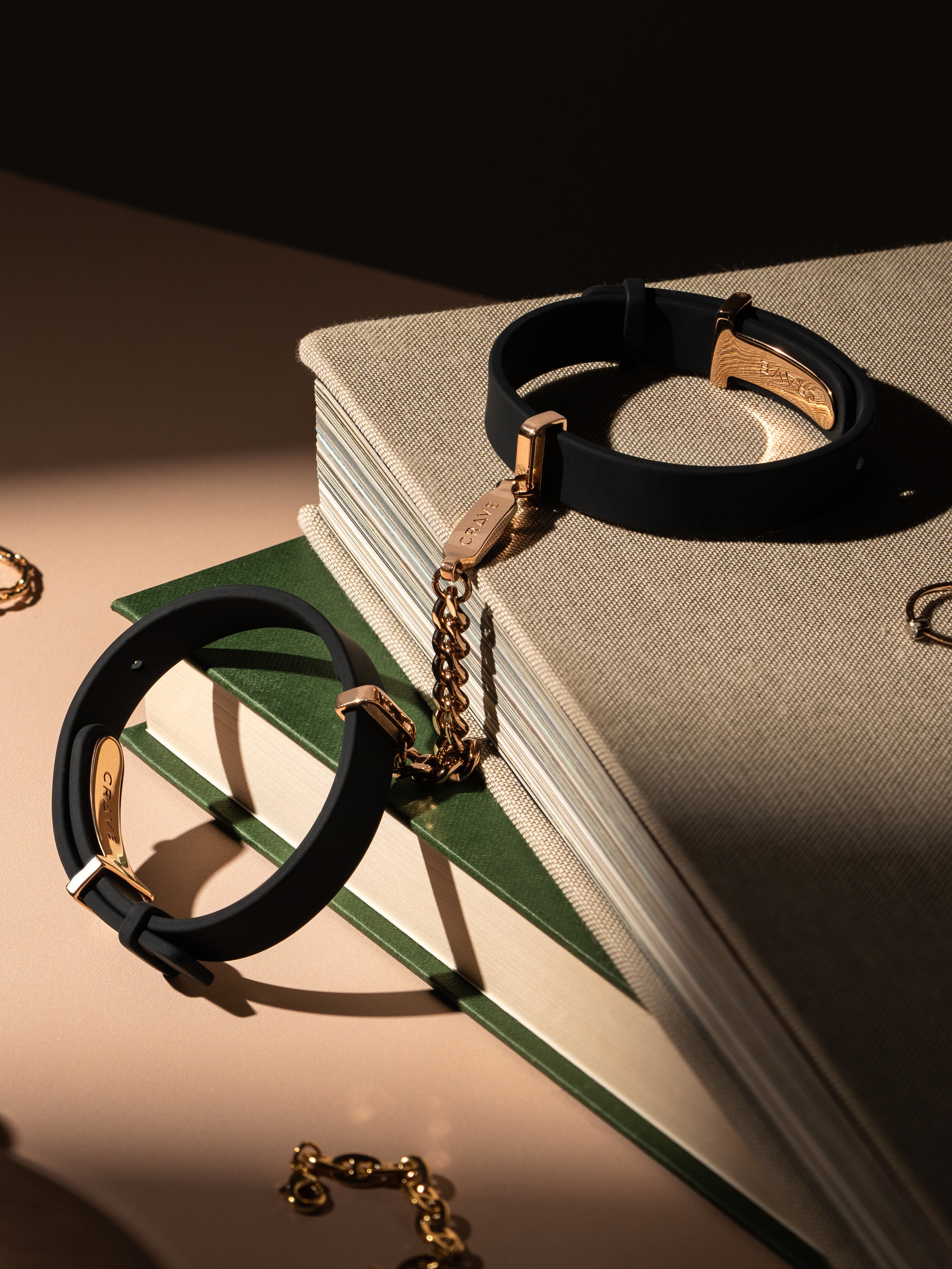 Crave ID Bracelets Cuffs, Black, hi-res