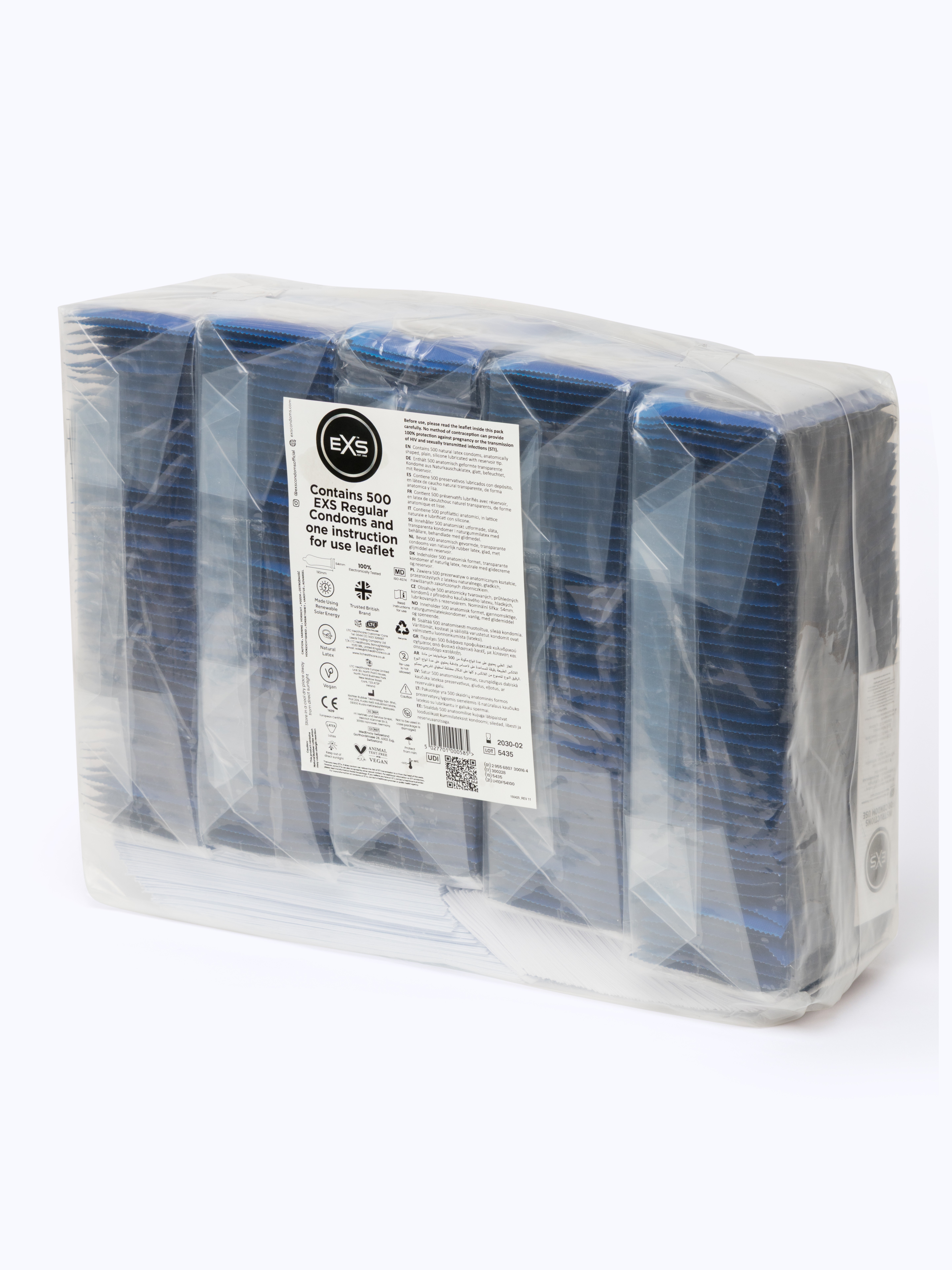 EXS Regular Latex Condoms 54mm (500 Pack), , hi-res
