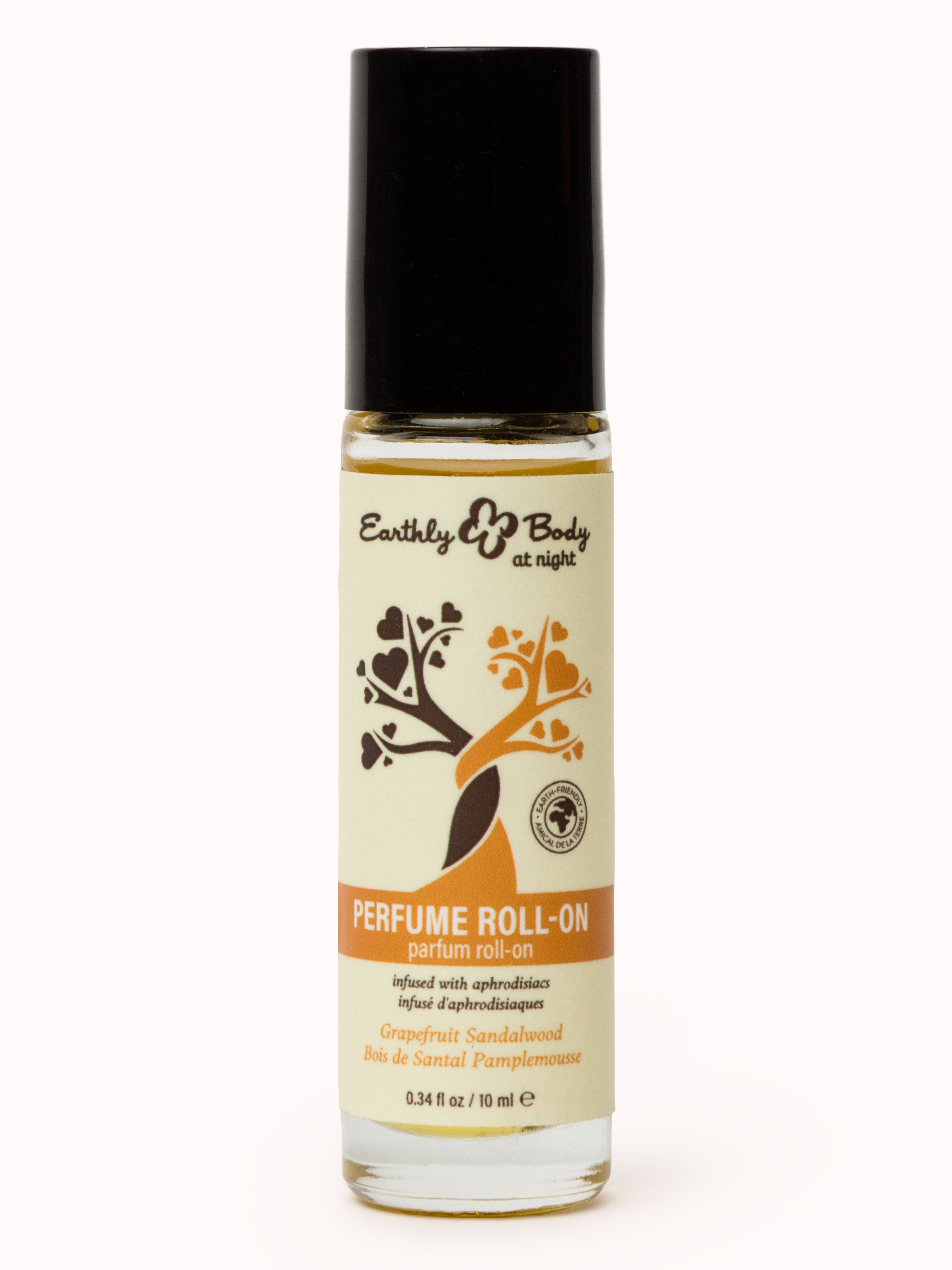 Earthly Body Aphrodisiac Perfume Roll On Grapefruit Sandalwood 0.34 fl oz, , hi-res